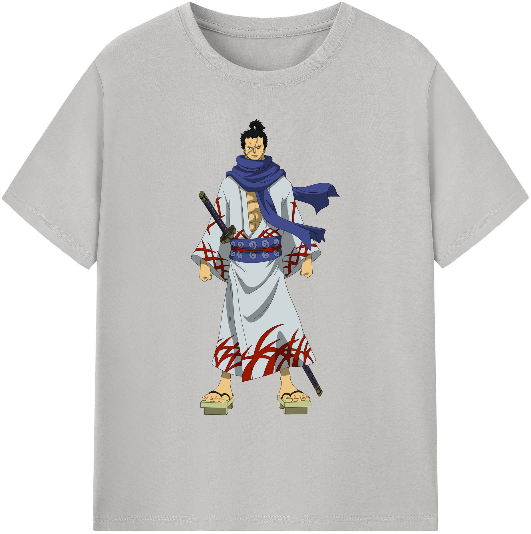 ワンピース ロロノア・ゾロ ONE PIECE Roronoa Zoro 綿100％ メンズ半袖Tシャツ｜肌触りやわらか＆通気性