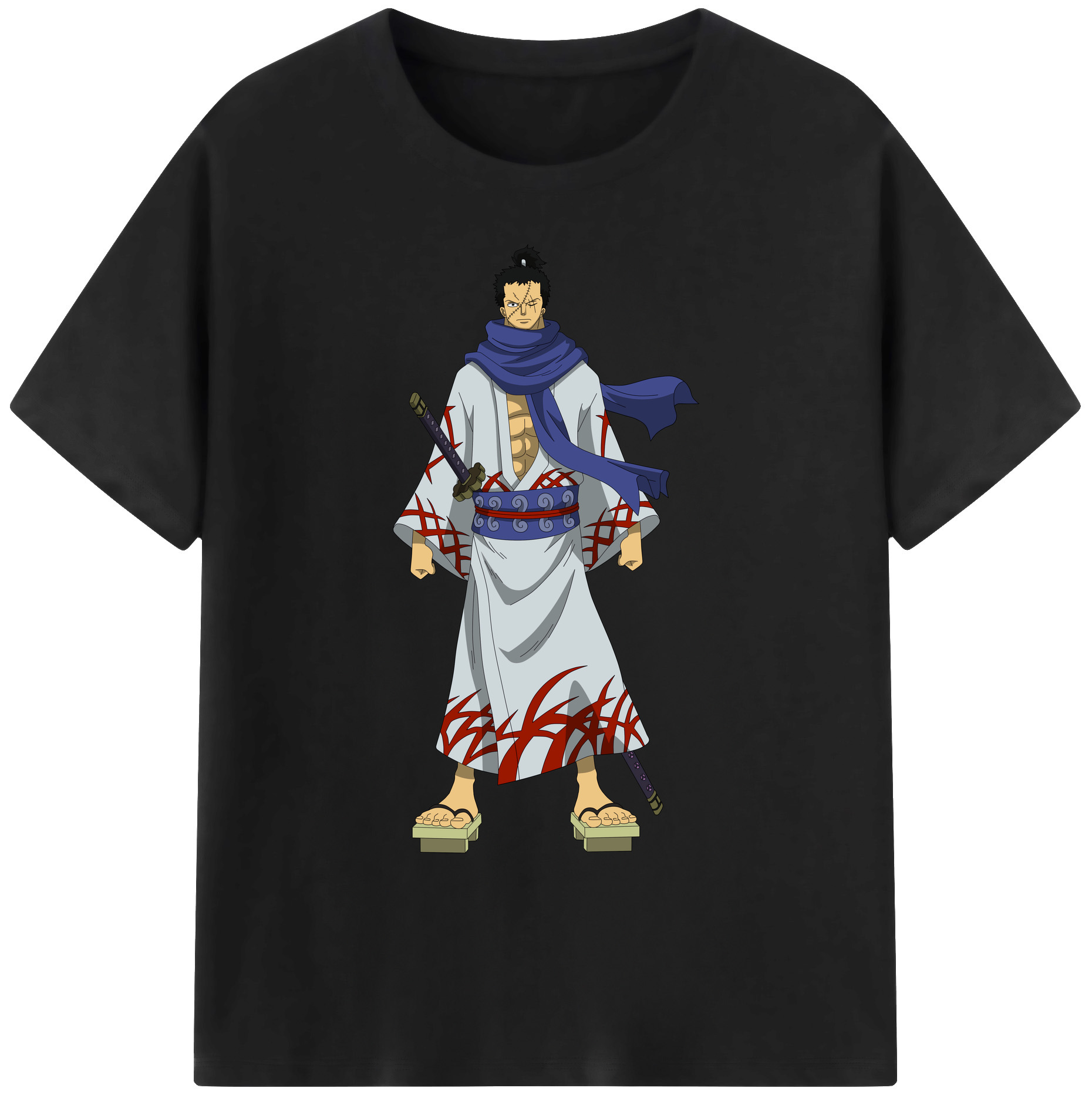 ワンピース ロロノア・ゾロ ONE PIECE Roronoa Zoro 綿100％ メンズ半袖Tシャツ｜肌触りやわらか＆通気性