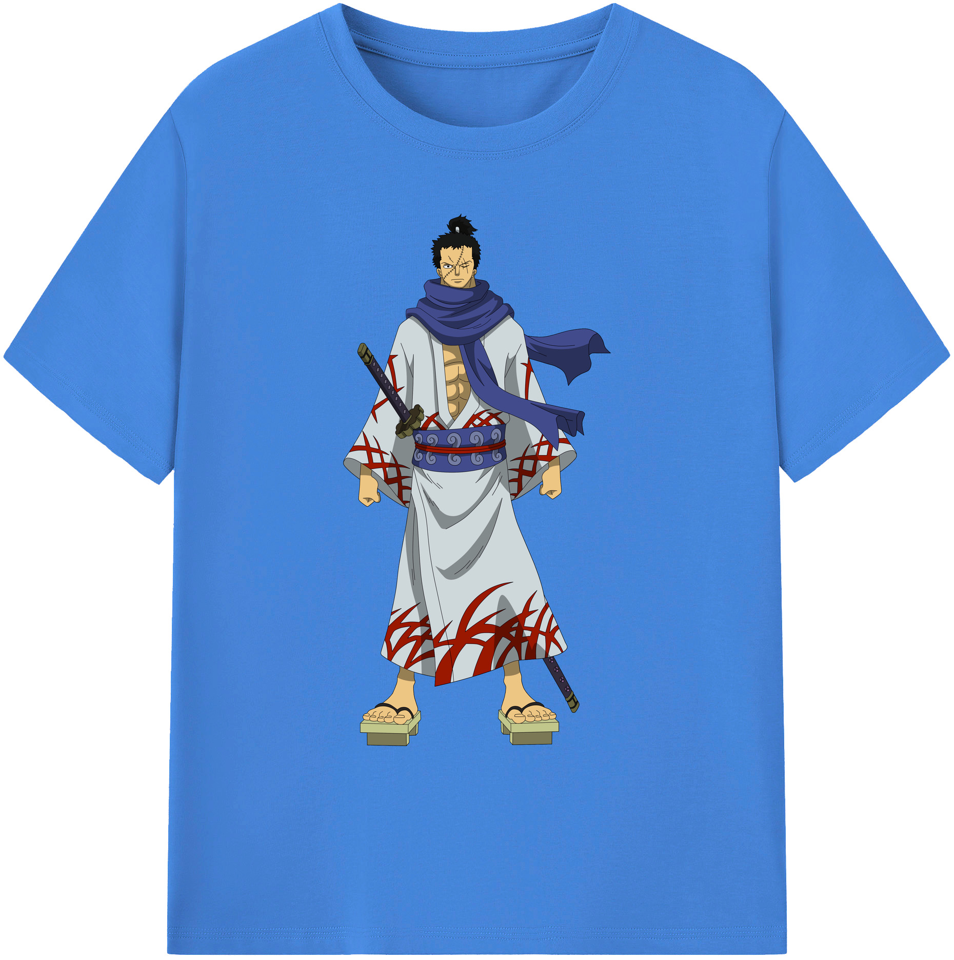 ワンピース ロロノア・ゾロ ONE PIECE Roronoa Zoro 綿100％ メンズ半袖Tシャツ｜肌触りやわらか＆通気性