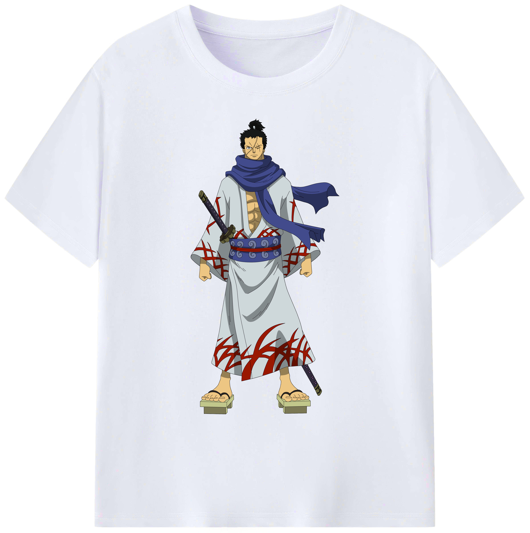 ワンピース ロロノア・ゾロ ONE PIECE Roronoa Zoro 綿100％ メンズ半袖Tシャツ｜肌触りやわらか＆通気性