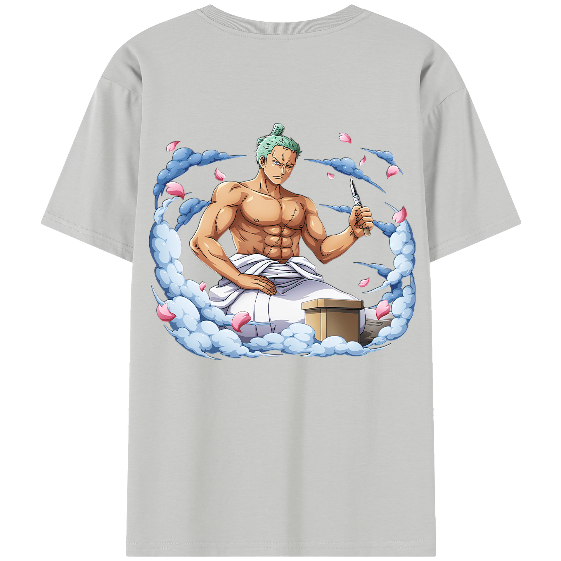 ワンピース ロロノア・ゾロ ONE PIECE Roronoa Zoro レディース半袖Tシャツ(バックプリント)