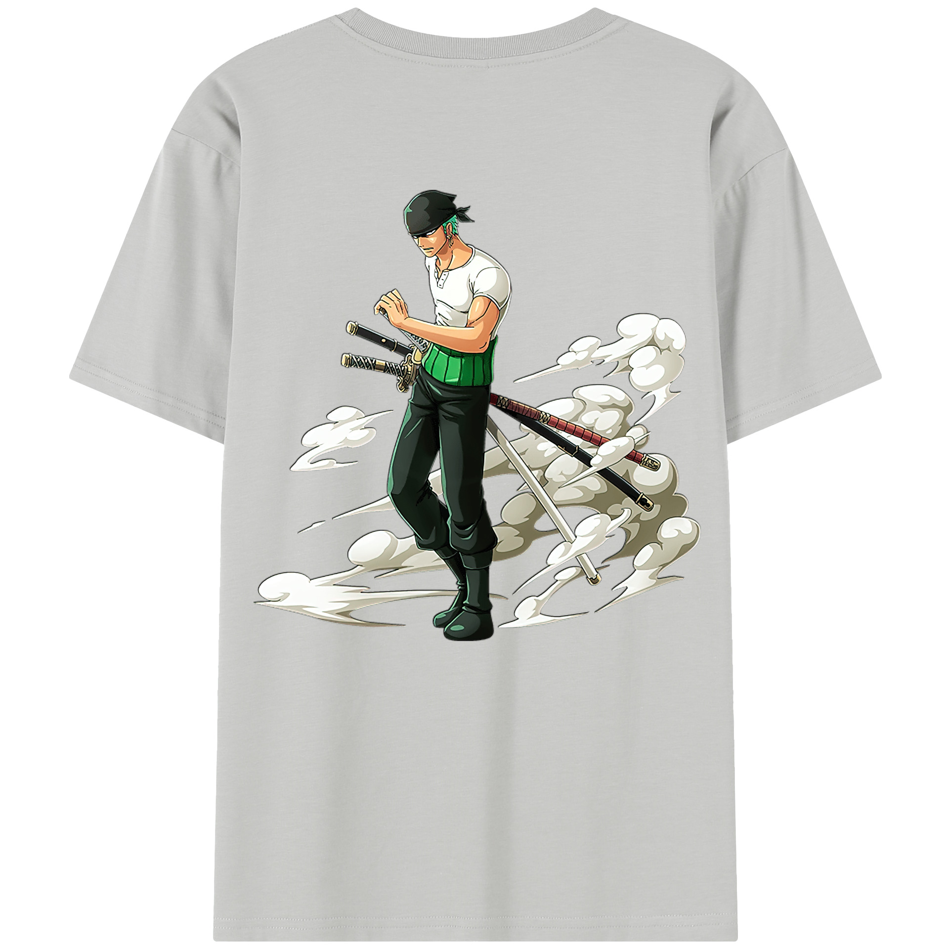 ワンピース ロロノア・ゾロ ONE PIECE Roronoa Zoro レディース半袖Tシャツ(バックプリント)