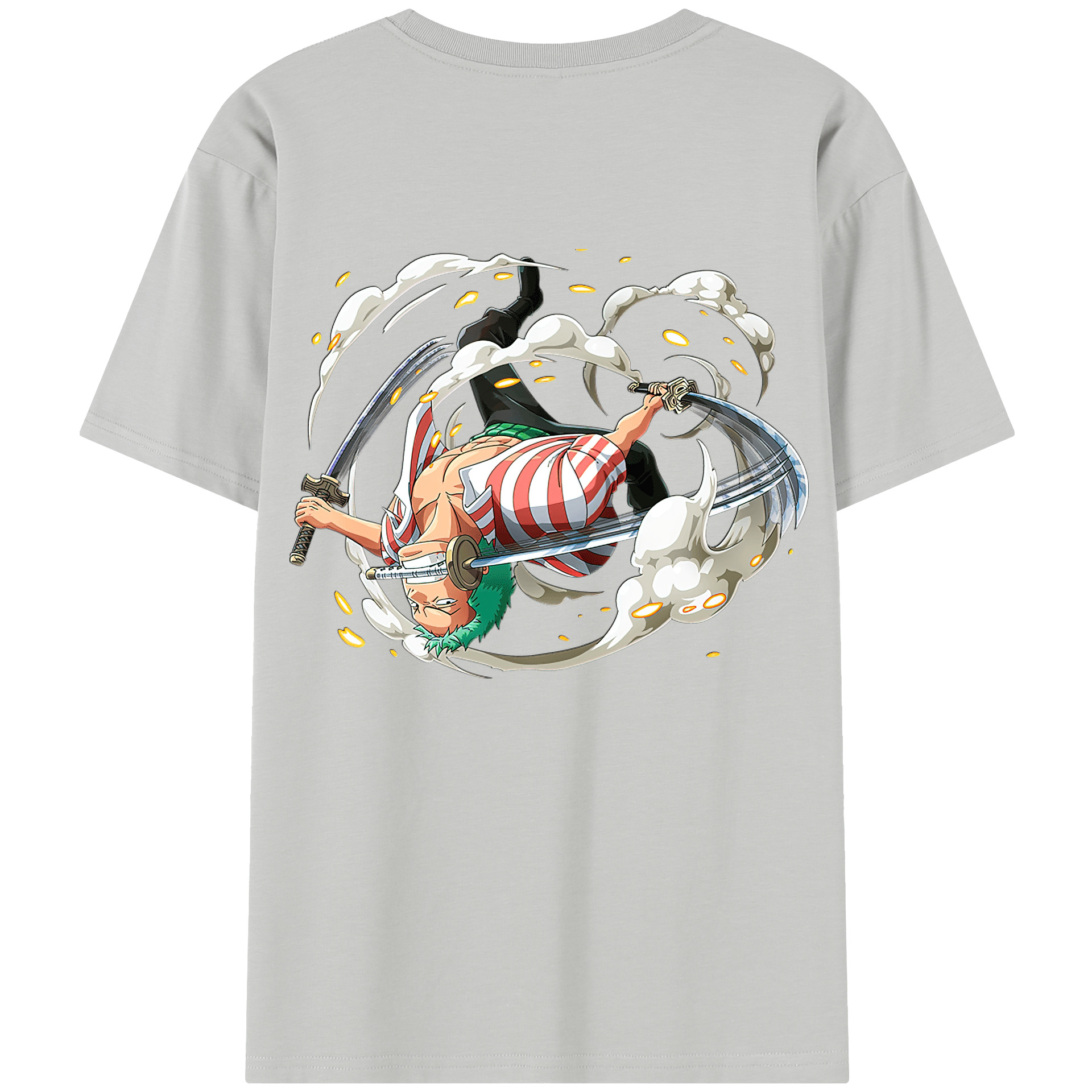 ワンピース ロロノア・ゾロ ONE PIECE Roronoa Zoro レディース半袖Tシャツ(バックプリント)