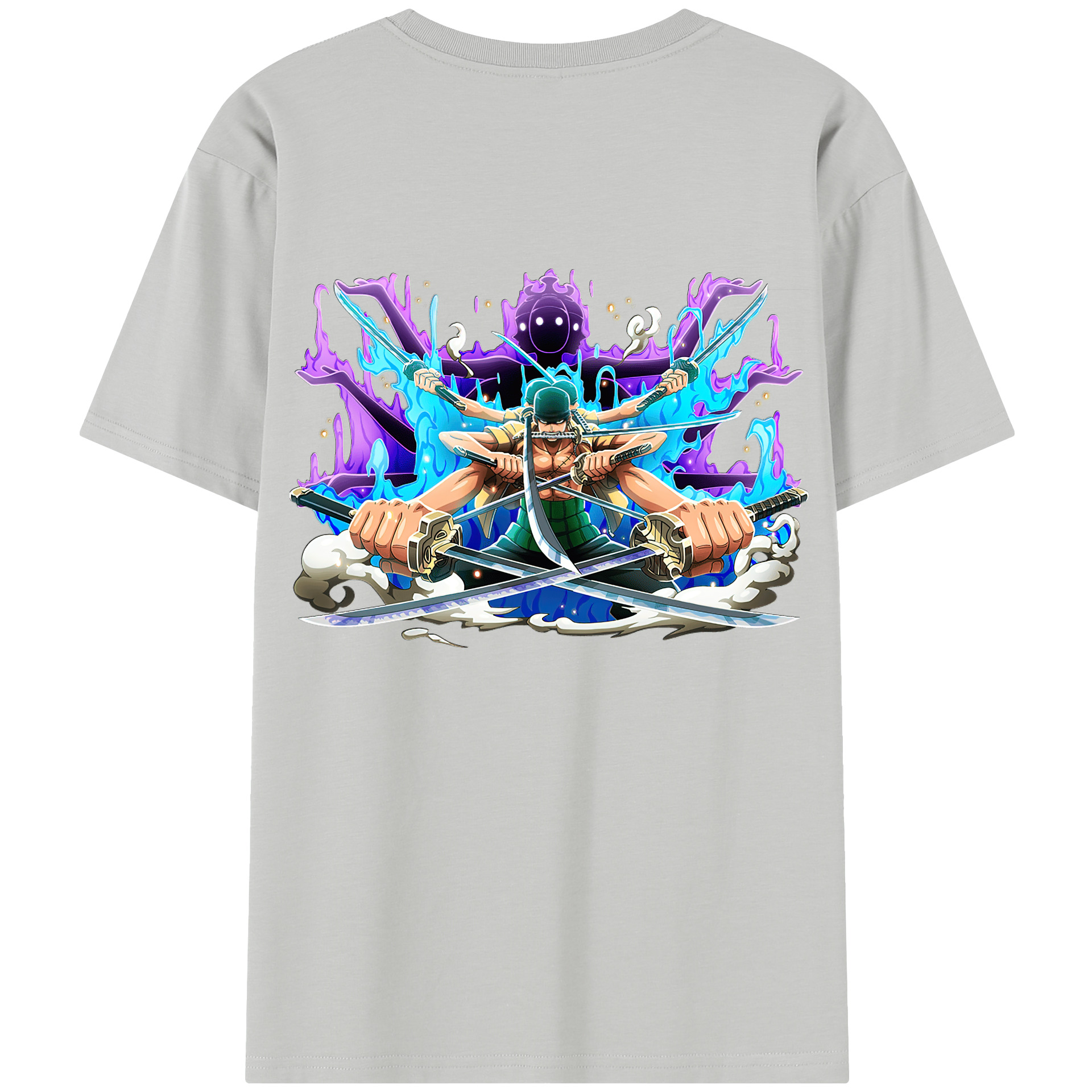 ワンピース ロロノア・ゾロ ONE PIECE Roronoa Zoro レディース半袖Tシャツ(バックプリント)
