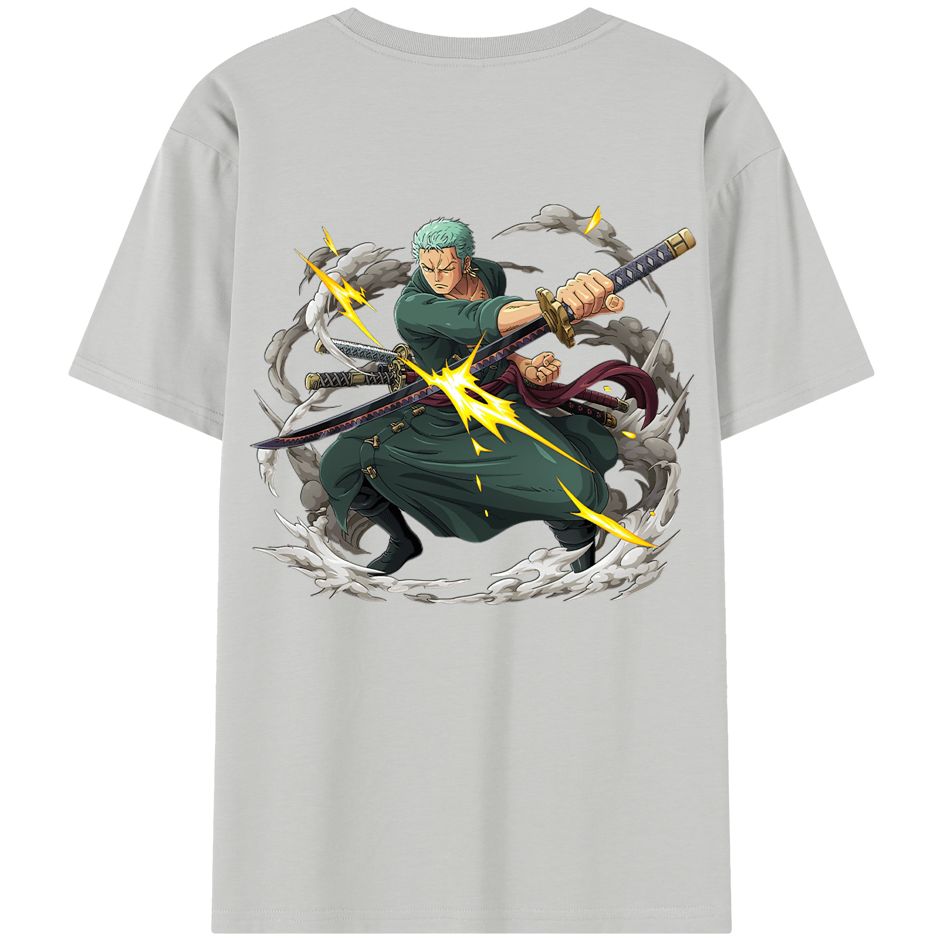 ワンピース ロロノア・ゾロ ONE PIECE Roronoa Zoro レディース半袖Tシャツ(バックプリント)
