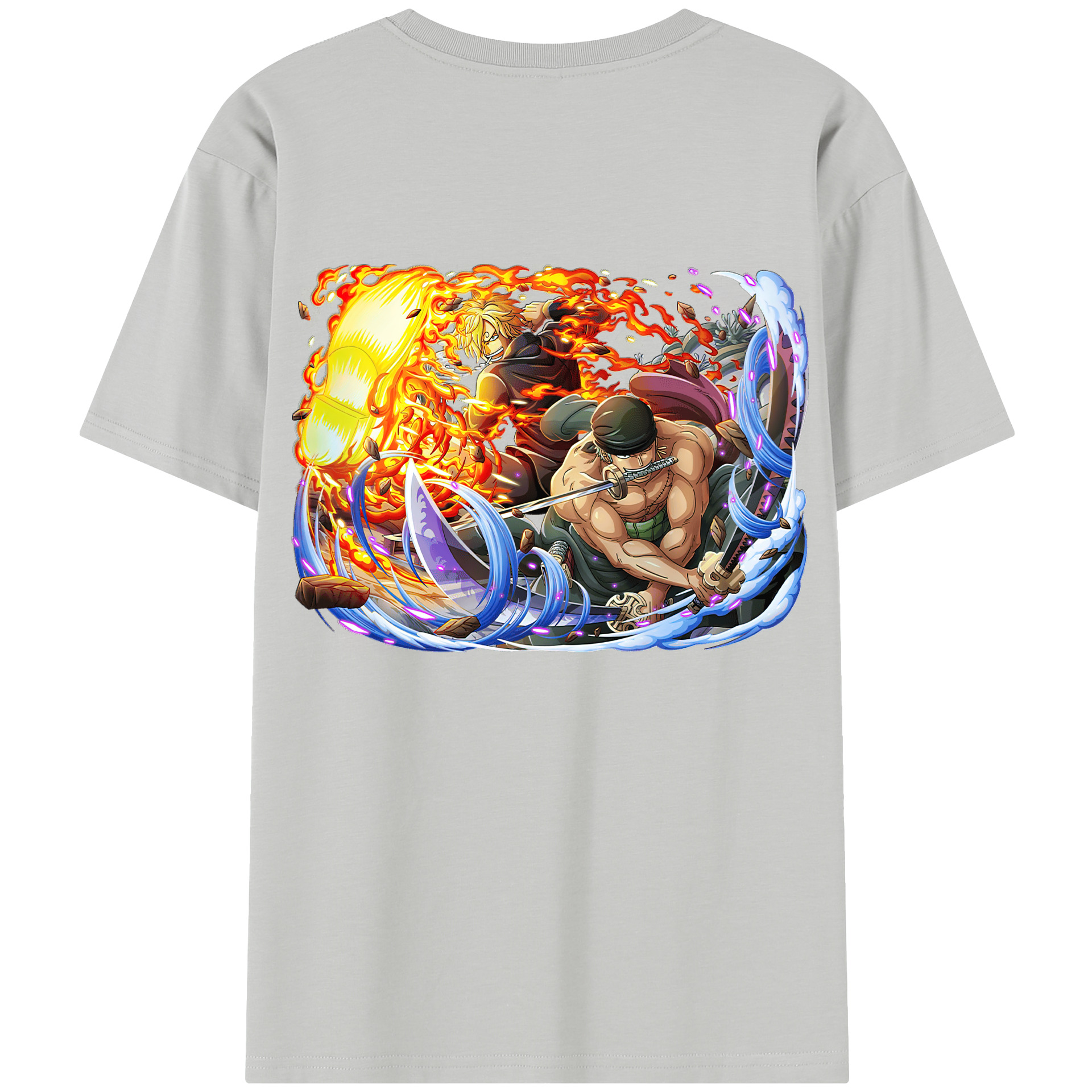 ワンピース ロロノア・ゾロ ONE PIECE Roronoa Zoro レディース半袖Tシャツ(バックプリント)