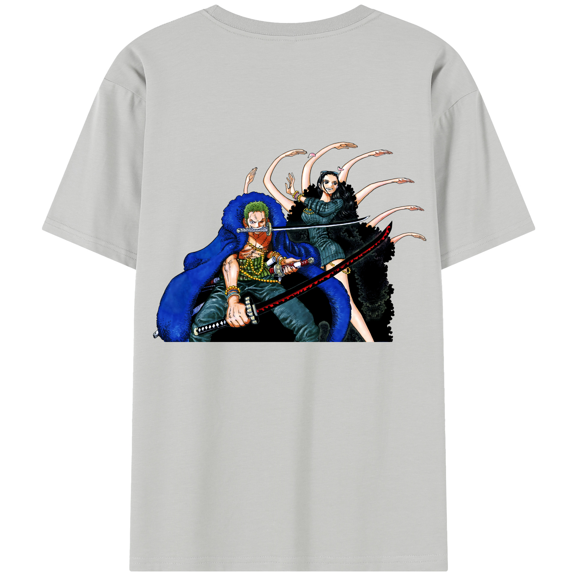 ワンピース ロロノア・ゾロ ONE PIECE Roronoa Zoro レディース半袖Tシャツ(バックプリント)
