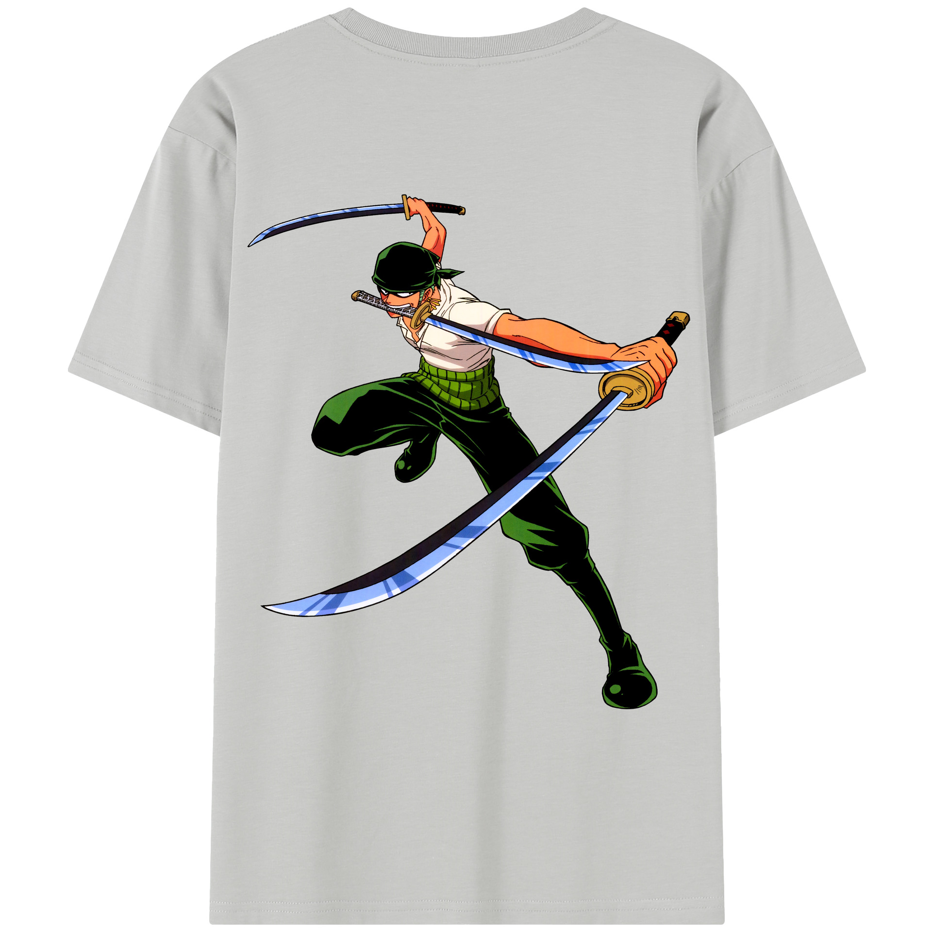 ワンピース ロロノア・ゾロ ONE PIECE Roronoa Zoro レディース半袖Tシャツ(バックプリント)