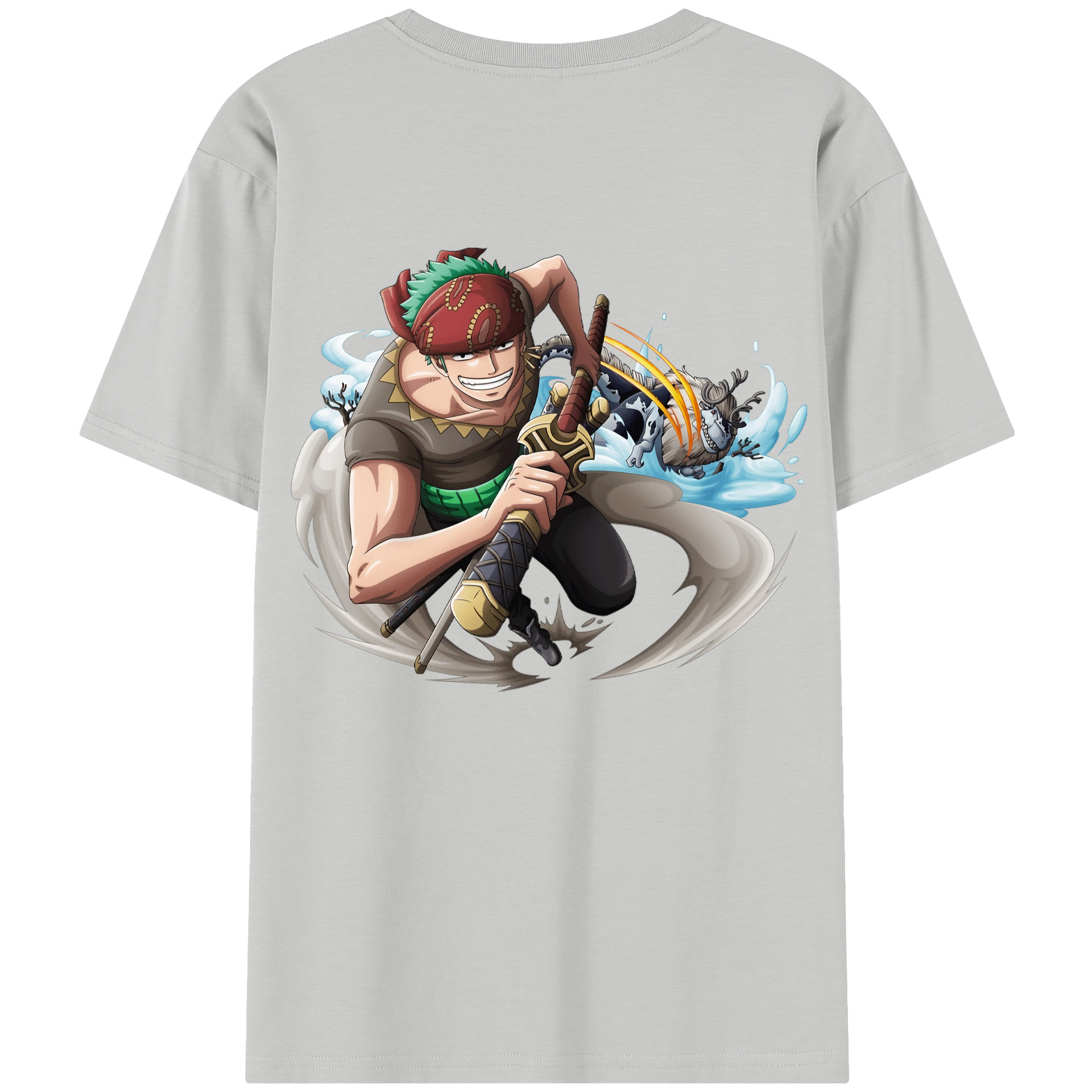 （画像用） ワンピース ロロノア・ゾロ ONE PIECE Roronoa Zoro レディース半袖Tシャツ(バックプリント)