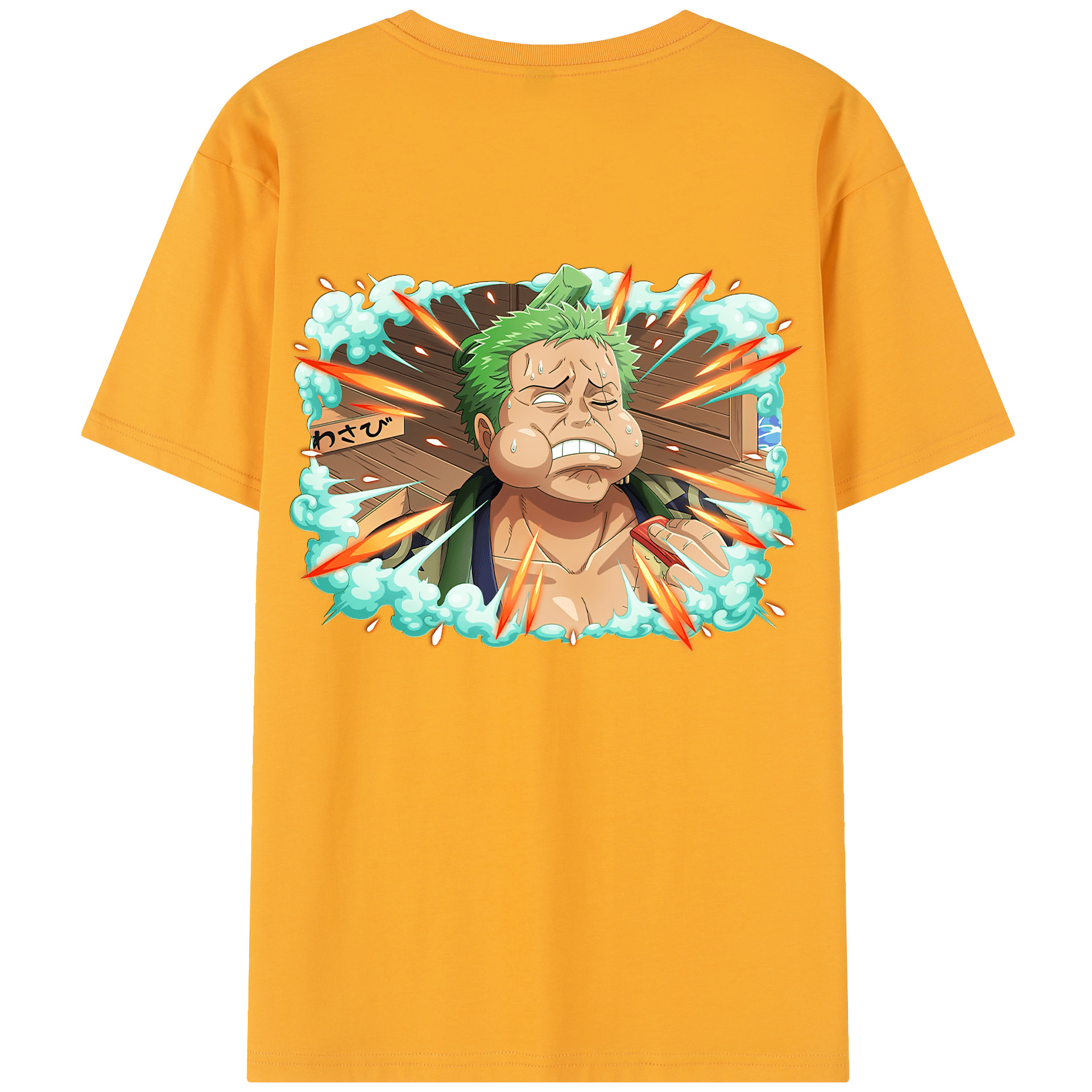 ワンピース ロロノア・ゾロ ONE PIECE Roronoa Zoro レディース半袖Tシャツ(バックプリント)