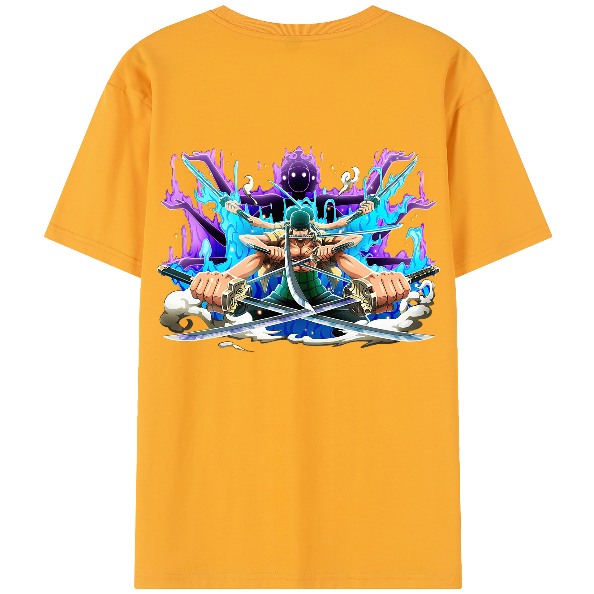 ワンピース ロロノア・ゾロ ONE PIECE Roronoa Zoro レディース半袖Tシャツ(バックプリント)