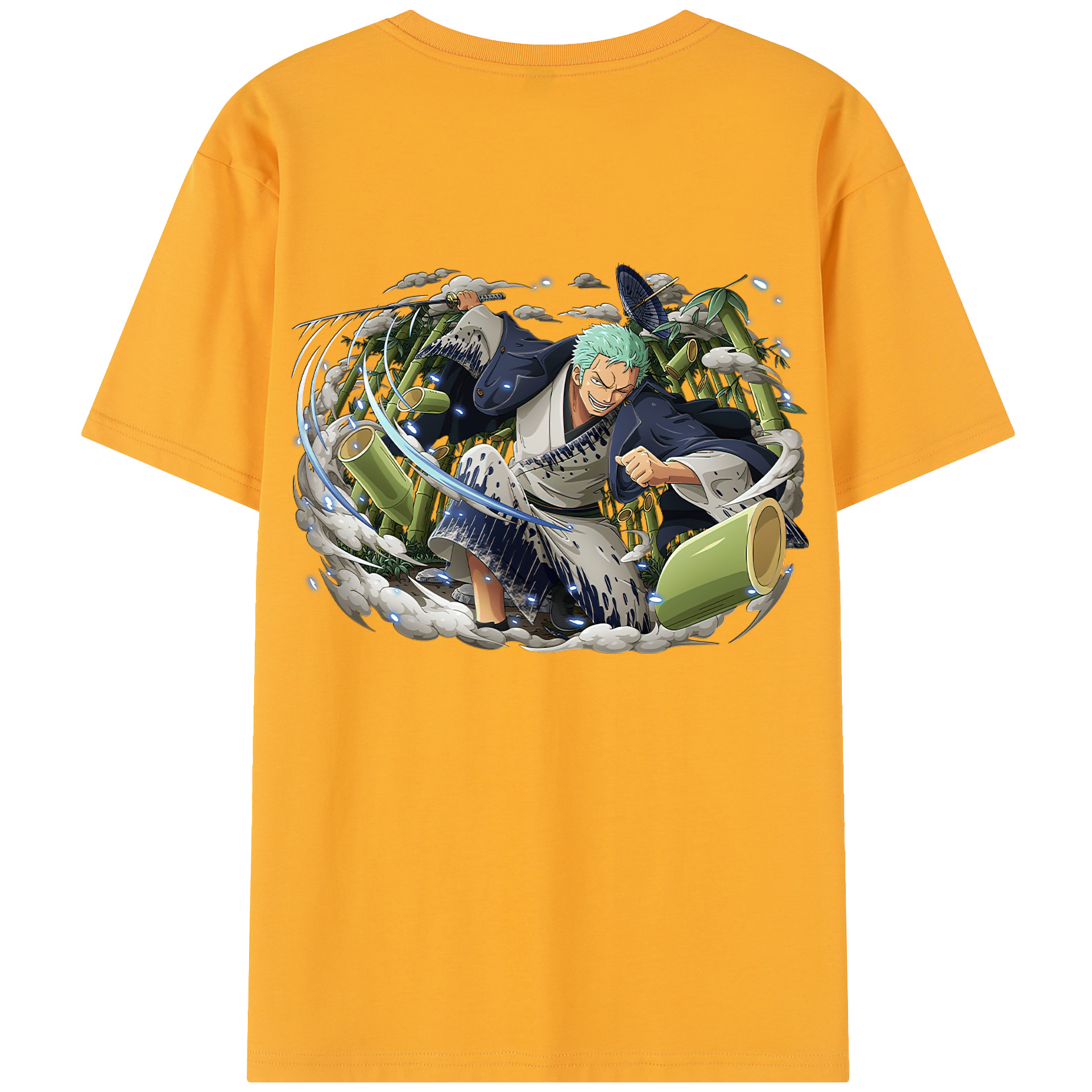 ワンピース ロロノア・ゾロ ONE PIECE Roronoa Zoro レディース半袖Tシャツ(バックプリント)