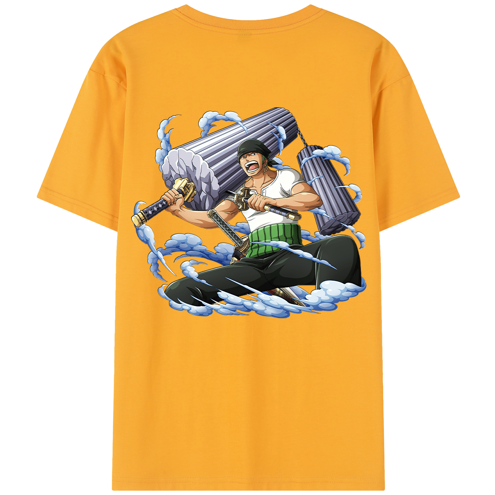 ワンピース ロロノア・ゾロ ONE PIECE Roronoa Zoro レディース半袖Tシャツ(バックプリント)