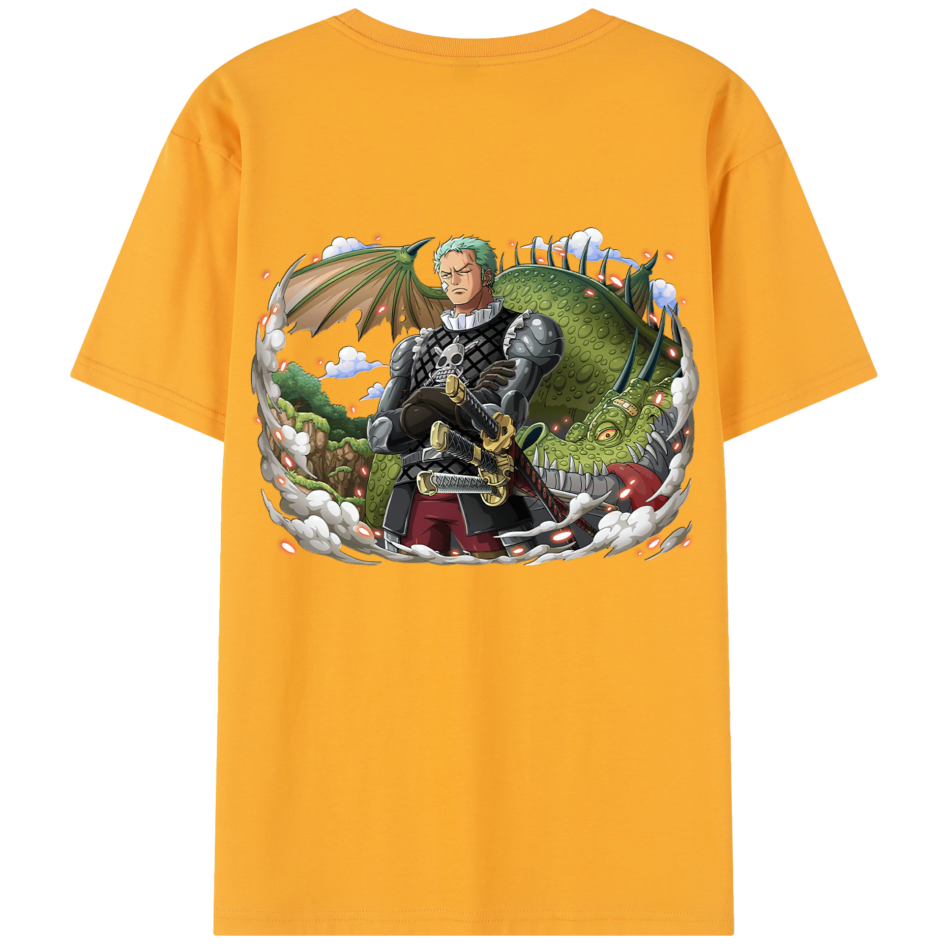 ワンピース ロロノア・ゾロ ONE PIECE Roronoa Zoro レディース半袖Tシャツ(バックプリント)