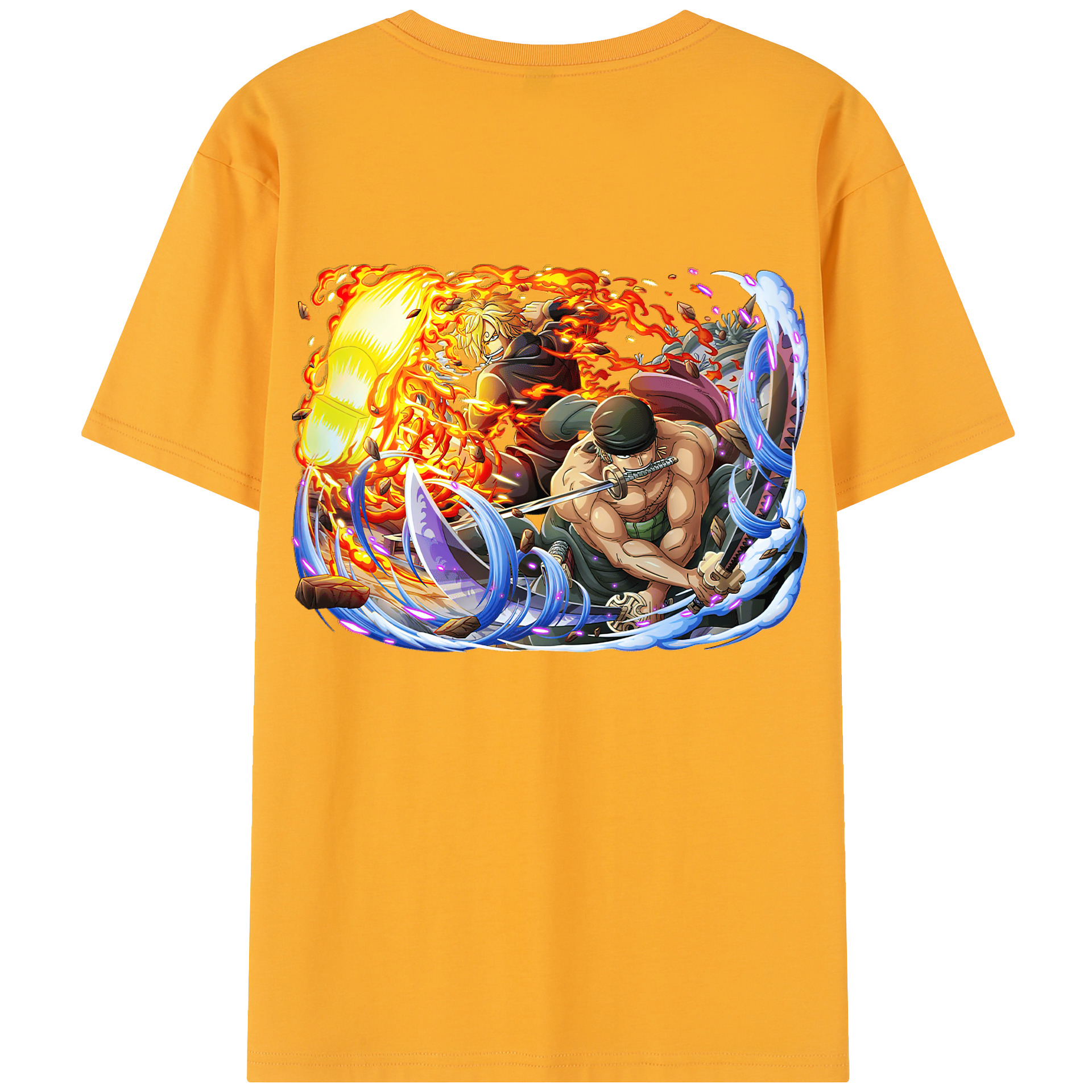 ワンピース ロロノア・ゾロ ONE PIECE Roronoa Zoro レディース半袖Tシャツ(バックプリント)