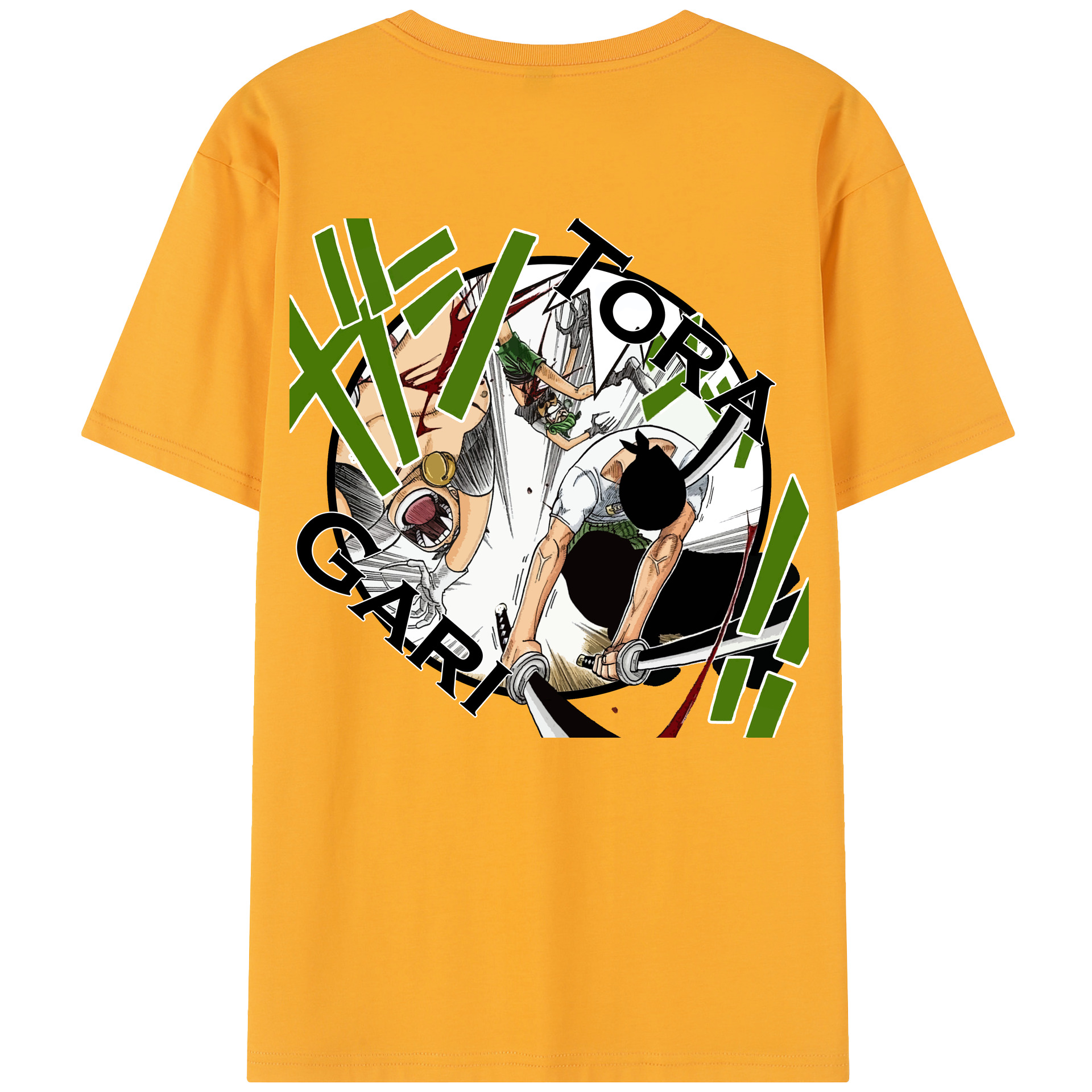 ワンピース ロロノア・ゾロ ONE PIECE Roronoa Zoro レディース半袖Tシャツ(バックプリント)