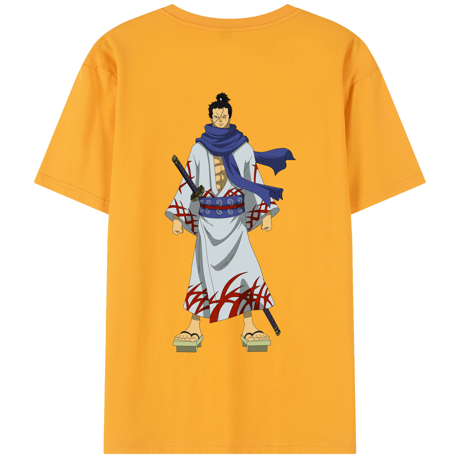 ワンピース ロロノア・ゾロ ONE PIECE Roronoa Zoro レディース半袖Tシャツ(バックプリント)