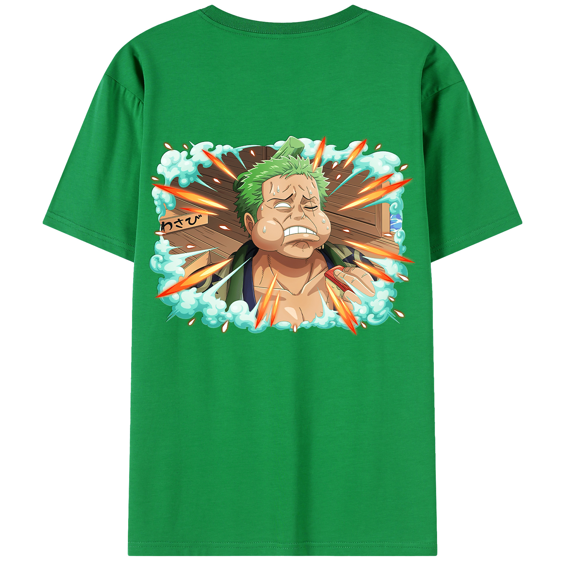 ワンピース ロロノア・ゾロ ONE PIECE Roronoa Zoro レディース半袖Tシャツ(バックプリント)