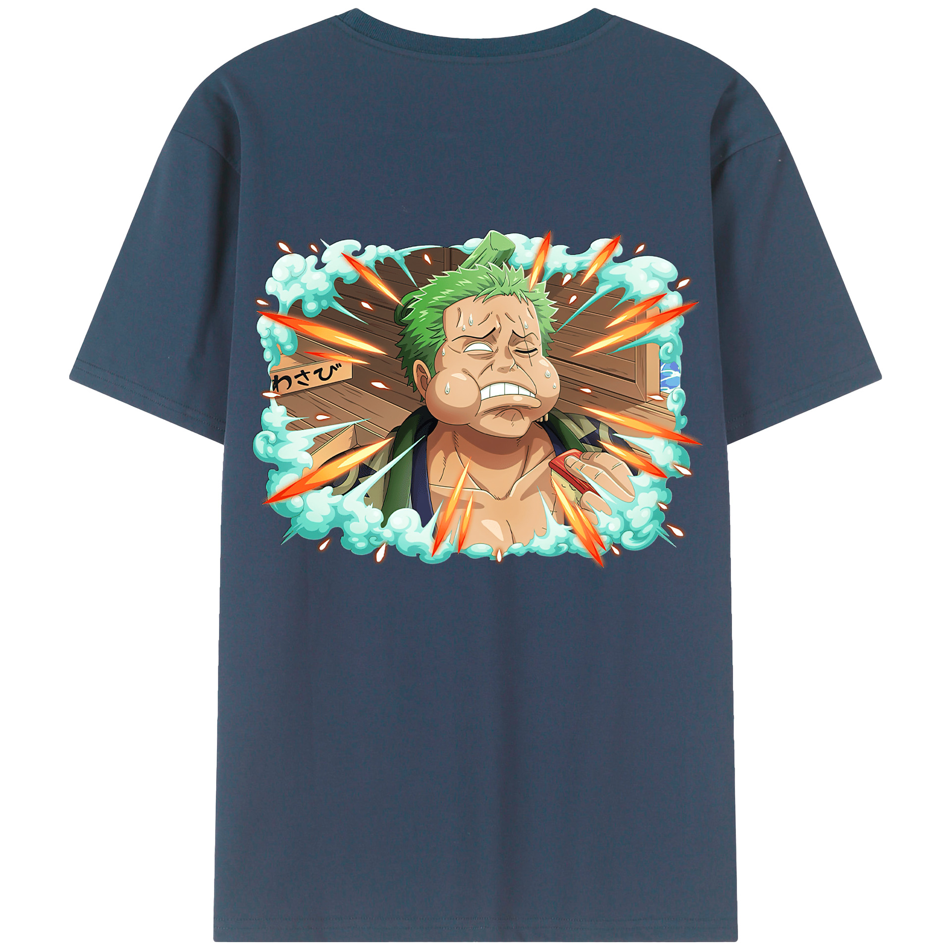 ワンピース ロロノア・ゾロ ONE PIECE Roronoa Zoro レディース半袖Tシャツ(バックプリント)