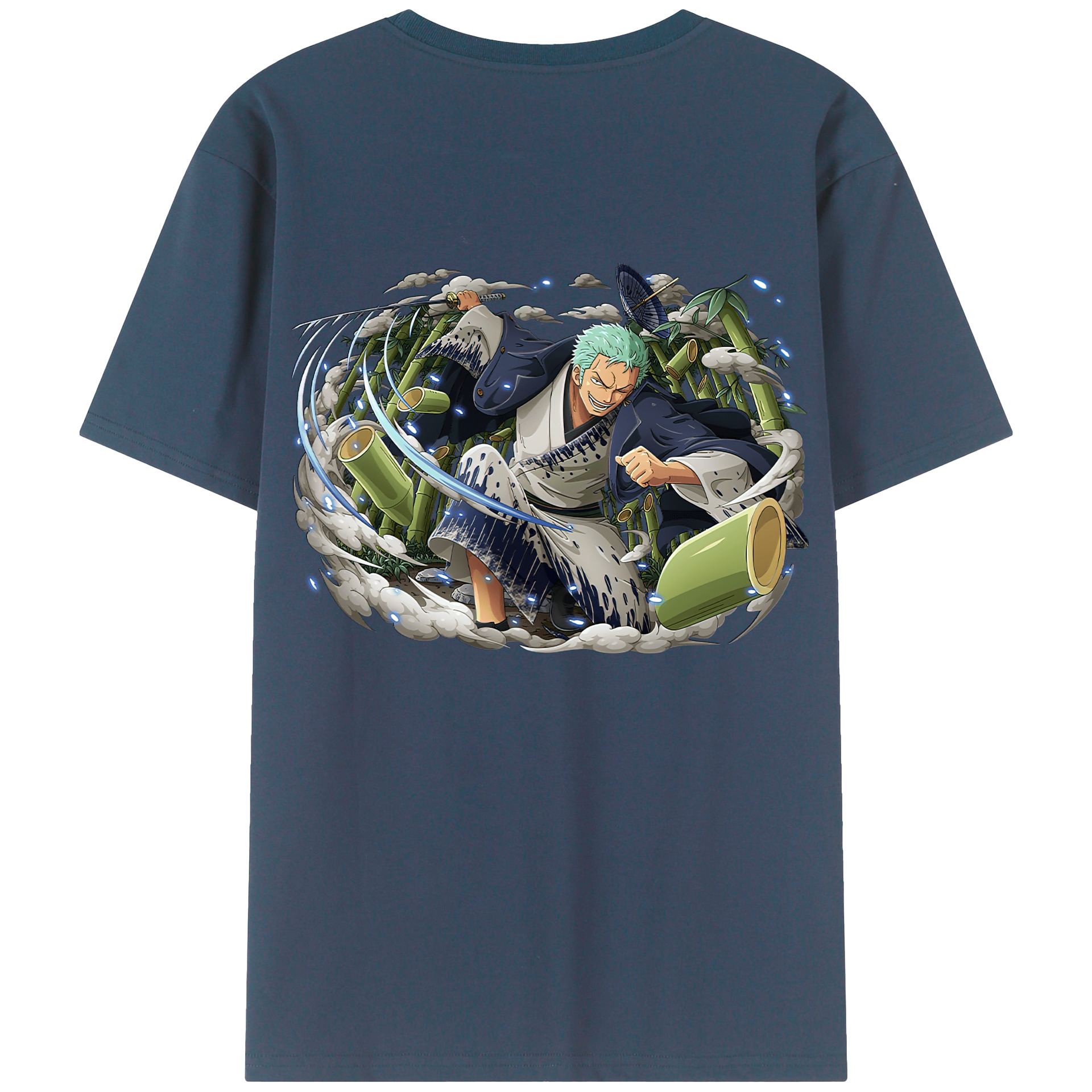 ワンピース ロロノア・ゾロ ONE PIECE Roronoa Zoro レディース半袖Tシャツ(バックプリント)