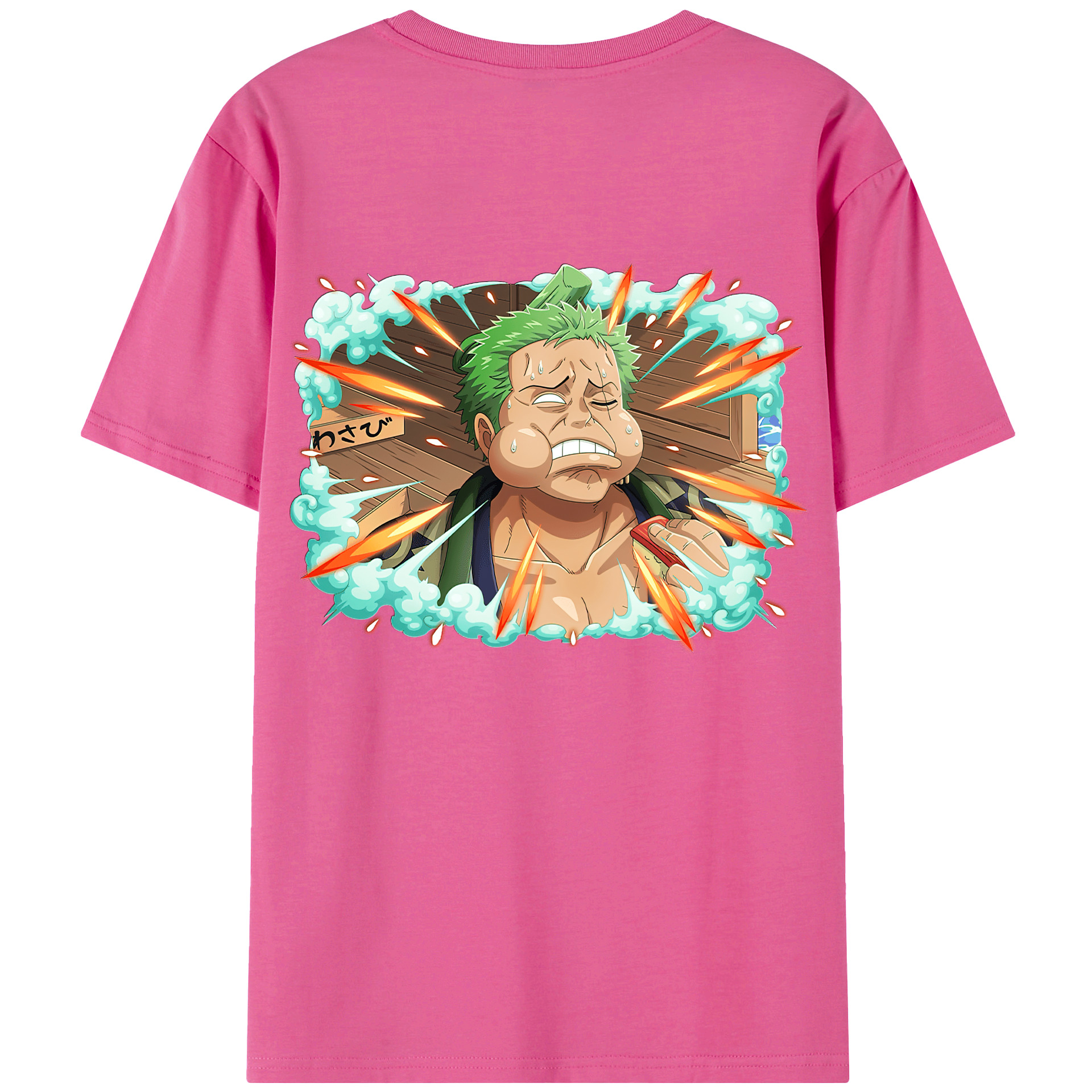ワンピース ロロノア・ゾロ ONE PIECE Roronoa Zoro レディース半袖Tシャツ(バックプリント)