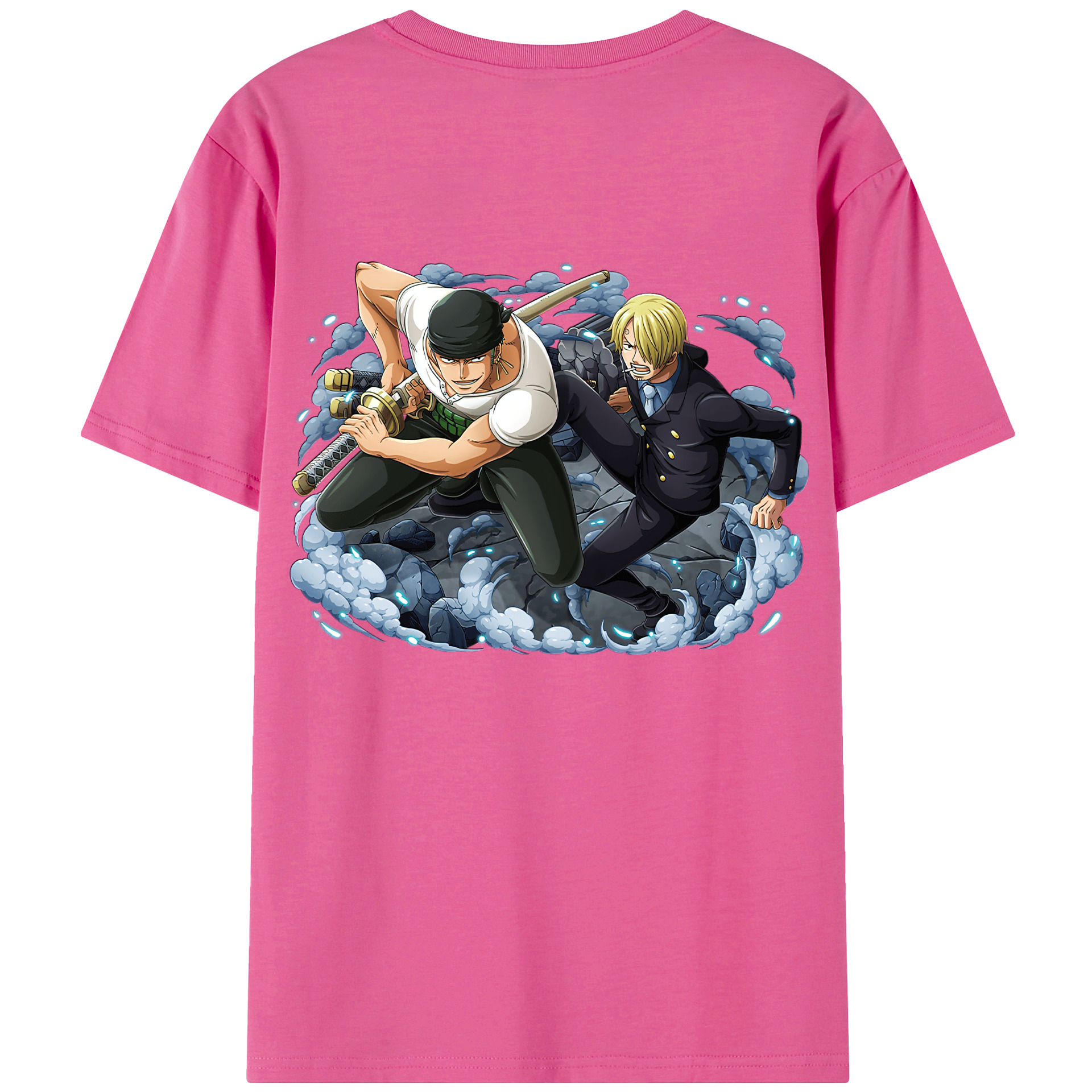ワンピース ロロノア・ゾロ ONE PIECE Roronoa Zoro レディース半袖Tシャツ(バックプリント)