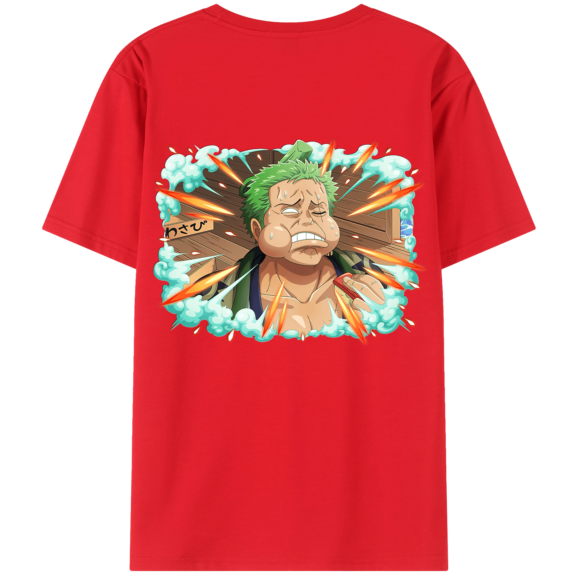 ワンピース ロロノア・ゾロ ONE PIECE Roronoa Zoro レディース半袖Tシャツ(バックプリント)