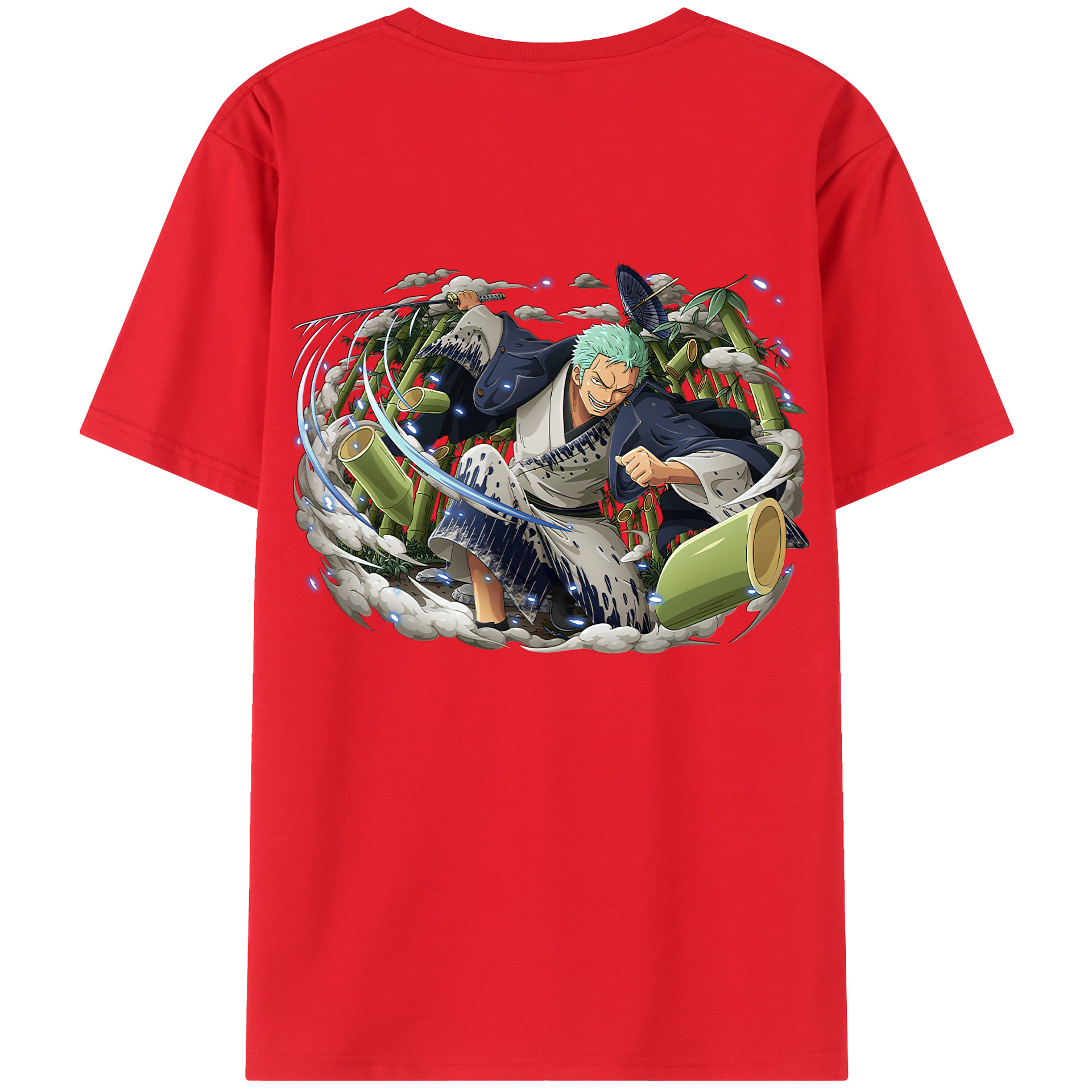 ワンピース ロロノア・ゾロ ONE PIECE Roronoa Zoro レディース半袖Tシャツ(バックプリント)