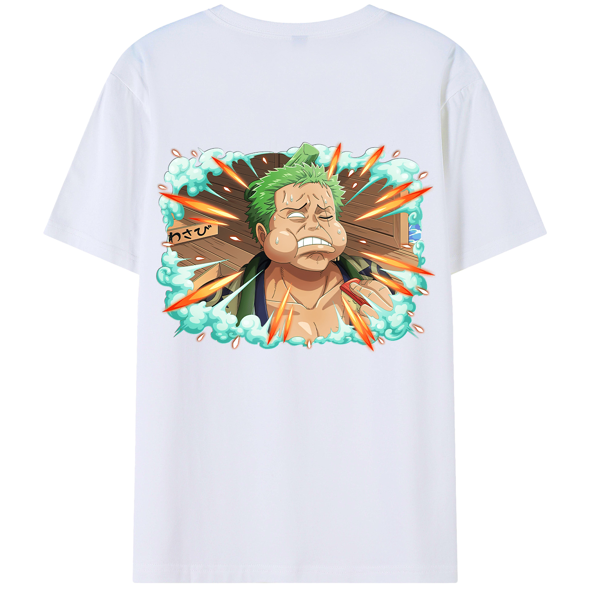 ワンピース ロロノア・ゾロ ONE PIECE Roronoa Zoro レディース半袖Tシャツ(バックプリント)