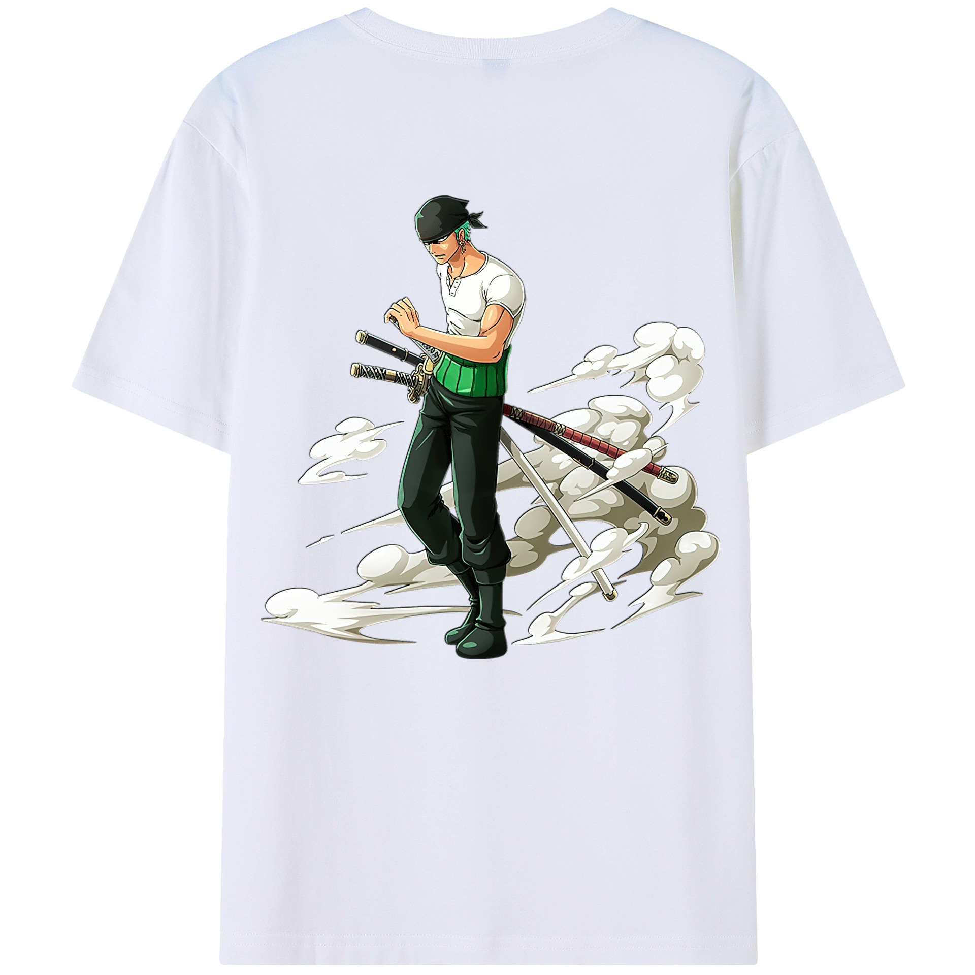 （画像用） ワンピース ロロノア・ゾロ ONE PIECE Roronoa Zoro レディース半袖Tシャツ(バックプリント)