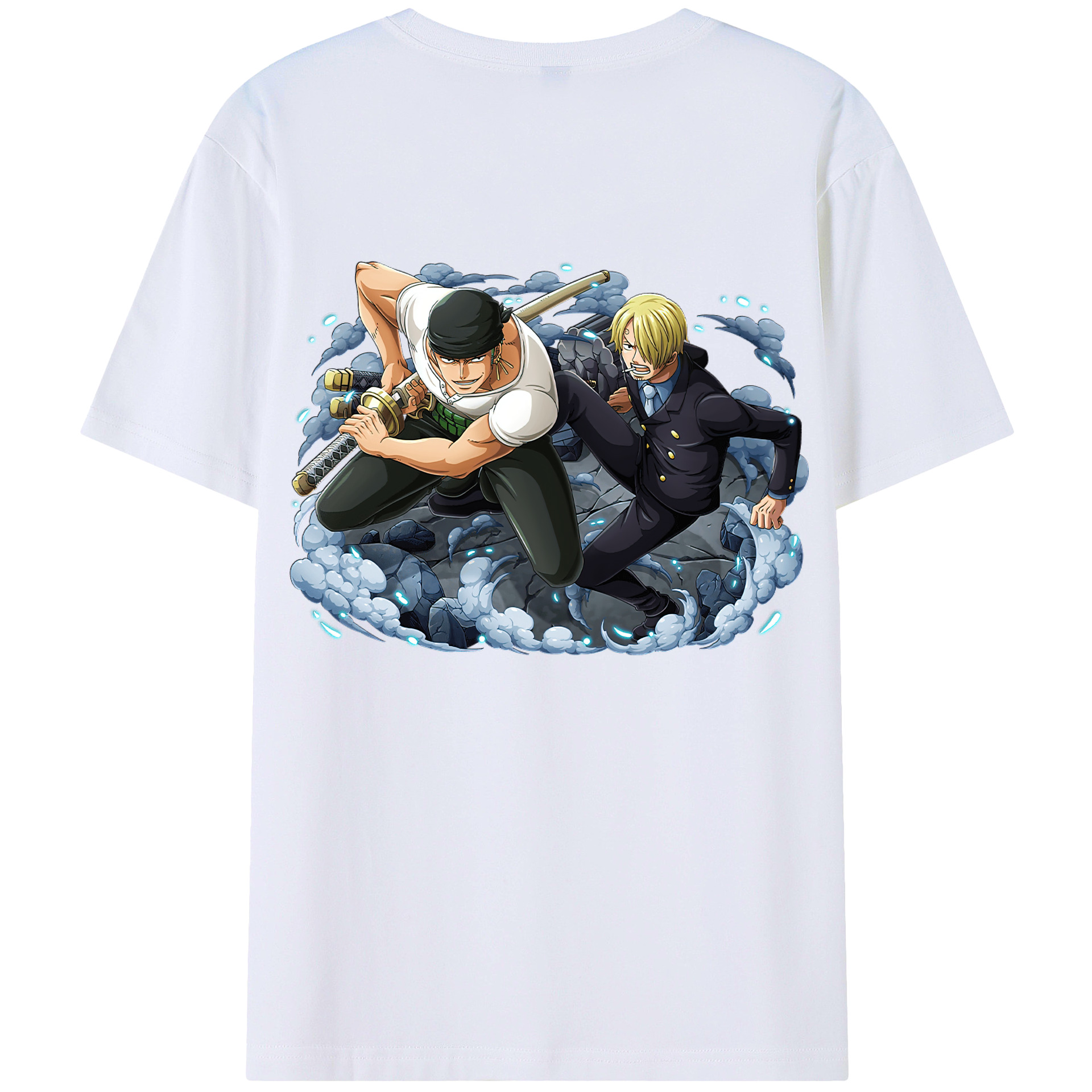 ワンピース ロロノア・ゾロ ONE PIECE Roronoa Zoro レディース半袖Tシャツ(バックプリント)