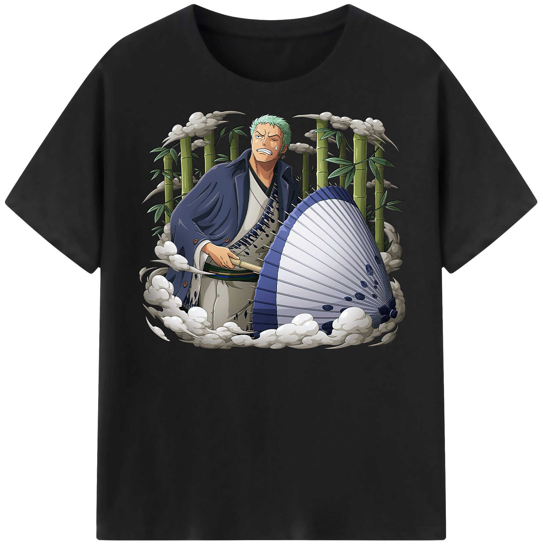 ワンピース ロロノア・ゾロ ONE PIECE Roronoa Zoro レディースカジュアルプリントTシャツ（綿100％）
