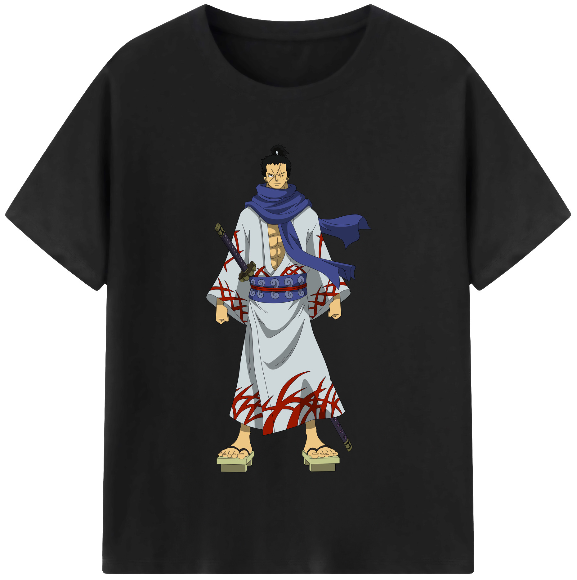 ワンピース ロロノア・ゾロ ONE PIECE Roronoa Zoro レディースカジュアルプリントTシャツ（綿100％）