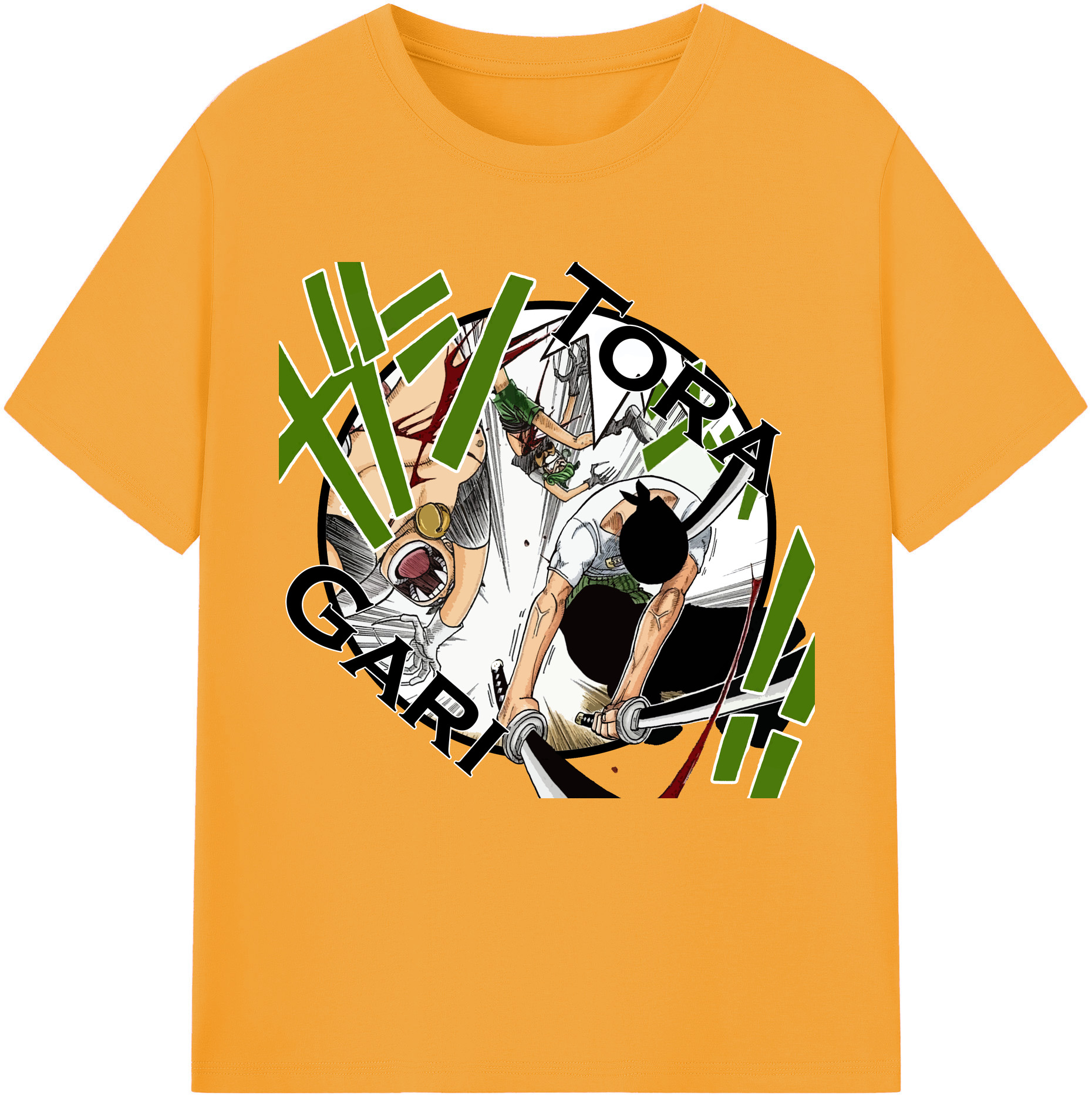 ワンピース ロロノア・ゾロ ONE PIECE Roronoa Zoro レディースカジュアルプリントTシャツ（綿100％）