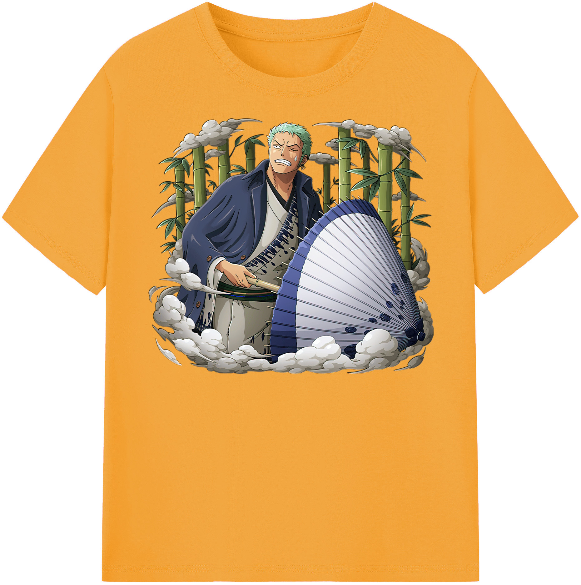 ワンピース ロロノア・ゾロ ONE PIECE Roronoa Zoro レディースカジュアルプリントTシャツ（綿100％）