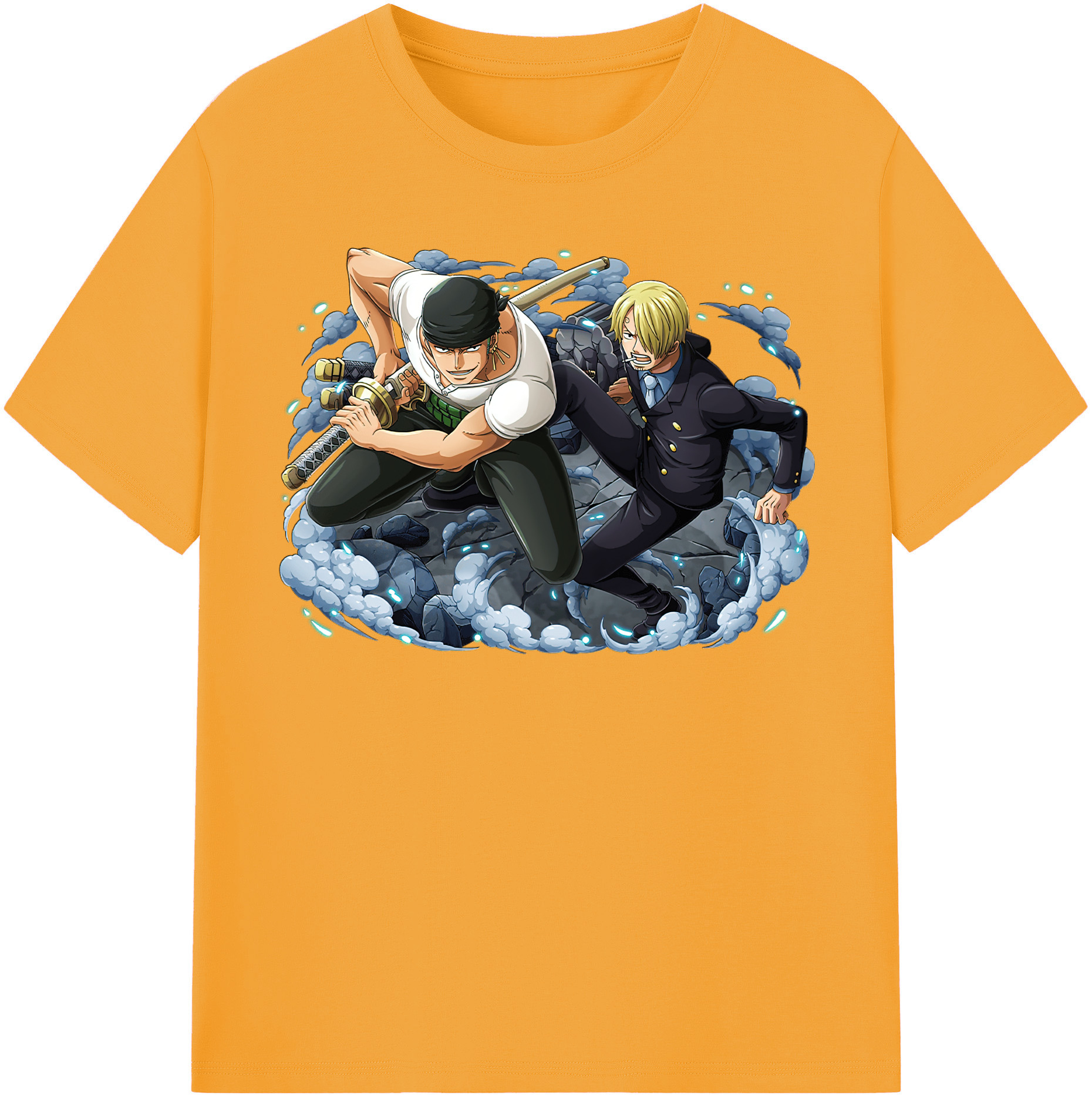 ワンピース ロロノア・ゾロ ONE PIECE Roronoa Zoro レディースカジュアルプリントTシャツ（綿100％）
