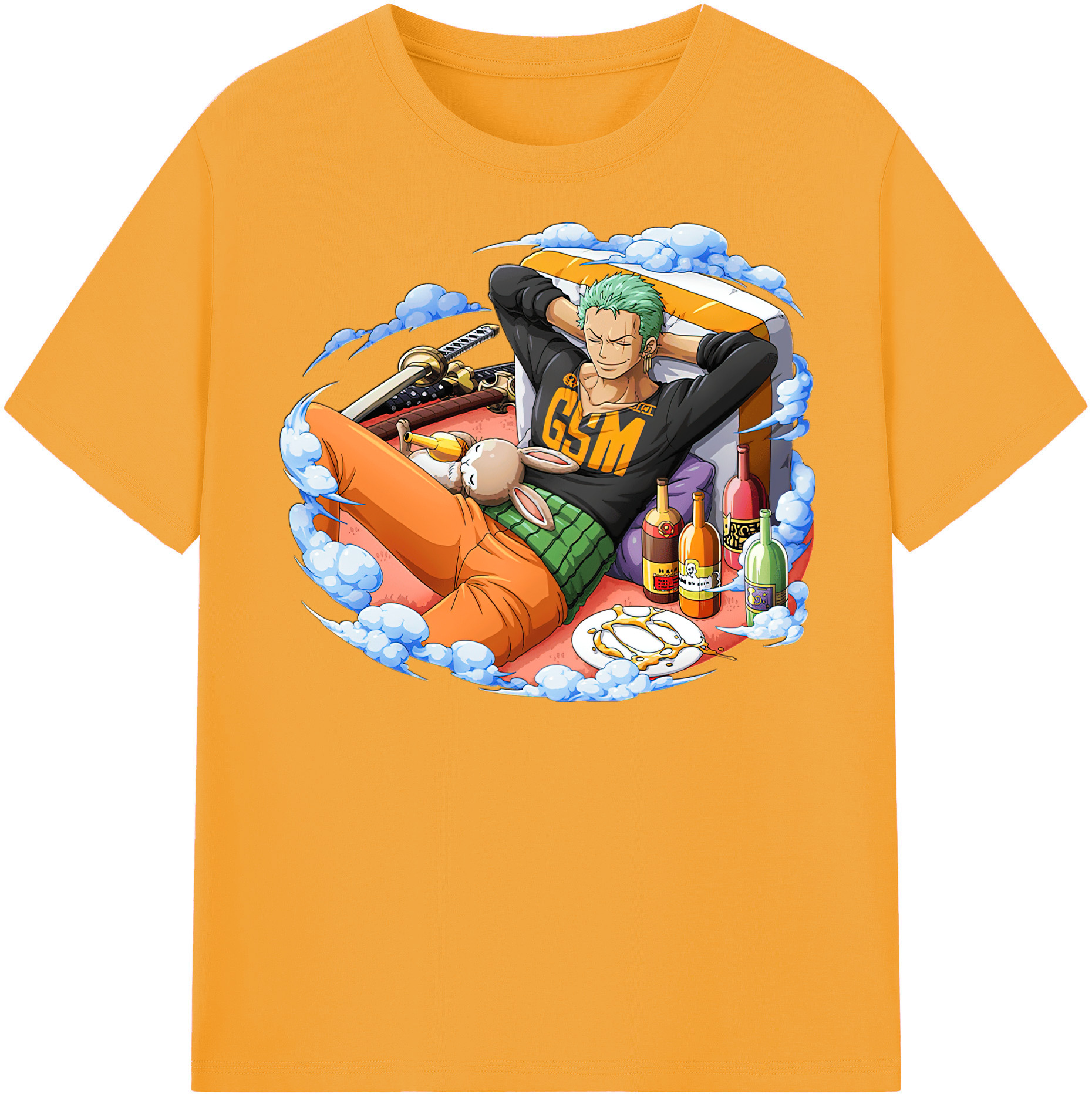 ワンピース ロロノア・ゾロ ONE PIECE Roronoa Zoro レディースカジュアルプリントTシャツ（綿100％）