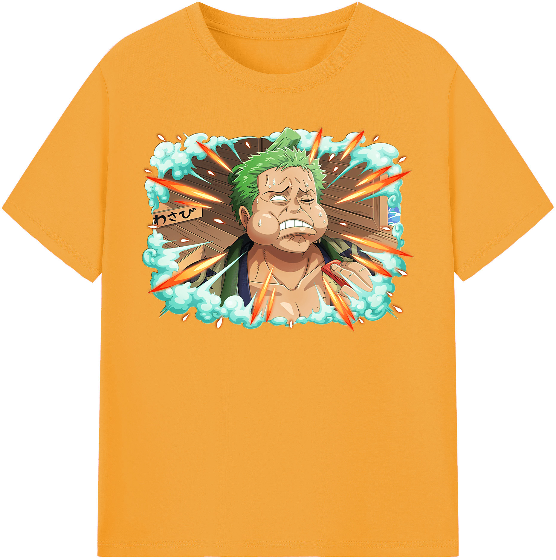 ワンピース ロロノア・ゾロ ONE PIECE Roronoa Zoro レディースカジュアルプリントTシャツ（綿100％）