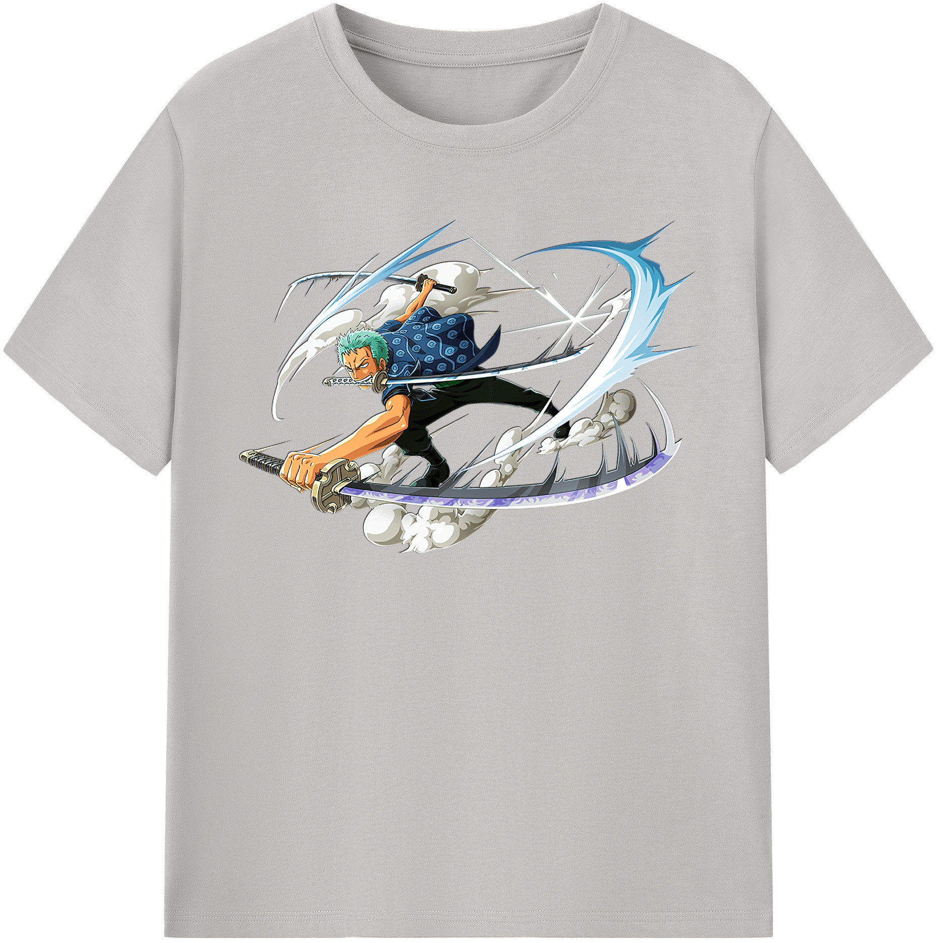 ワンピース ロロノア・ゾロ ONE PIECE Roronoa Zoro レディースカジュアルプリントTシャツ（綿100％）