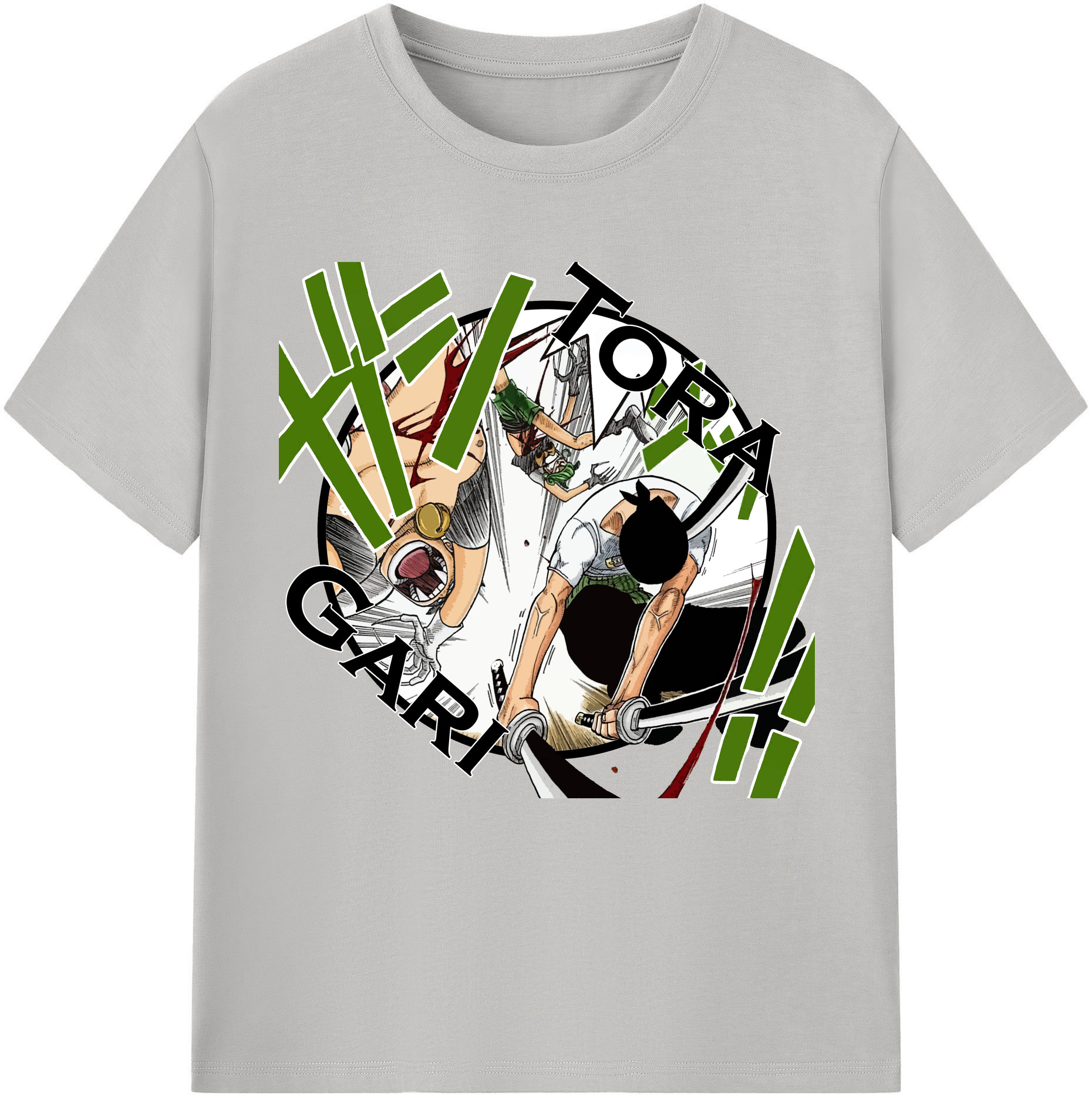 ワンピース ロロノア・ゾロ ONE PIECE Roronoa Zoro レディースカジュアルプリントTシャツ（綿100％）