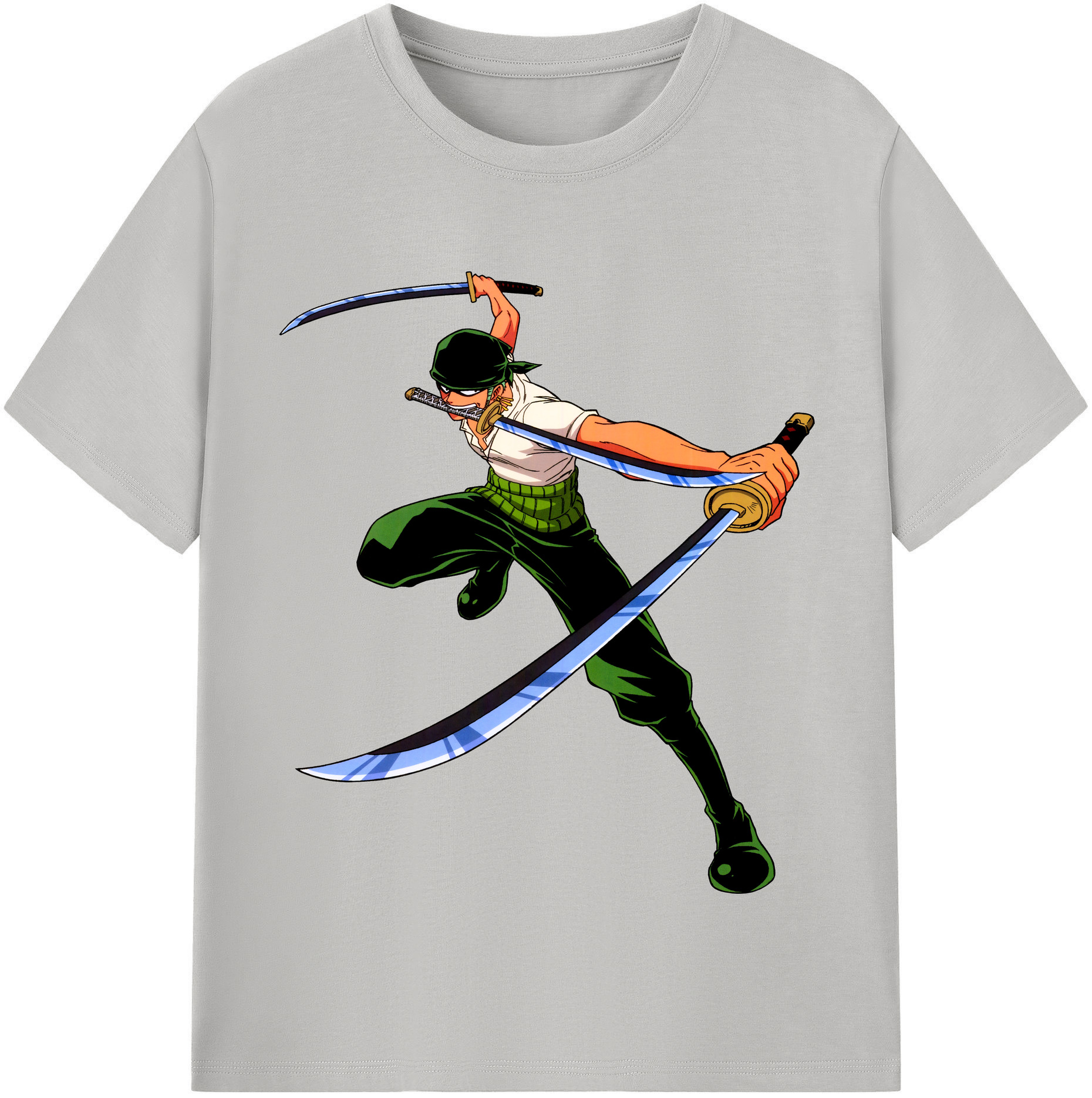 ワンピース ロロノア・ゾロ ONE PIECE Roronoa Zoro レディースカジュアルプリントTシャツ（綿100％）