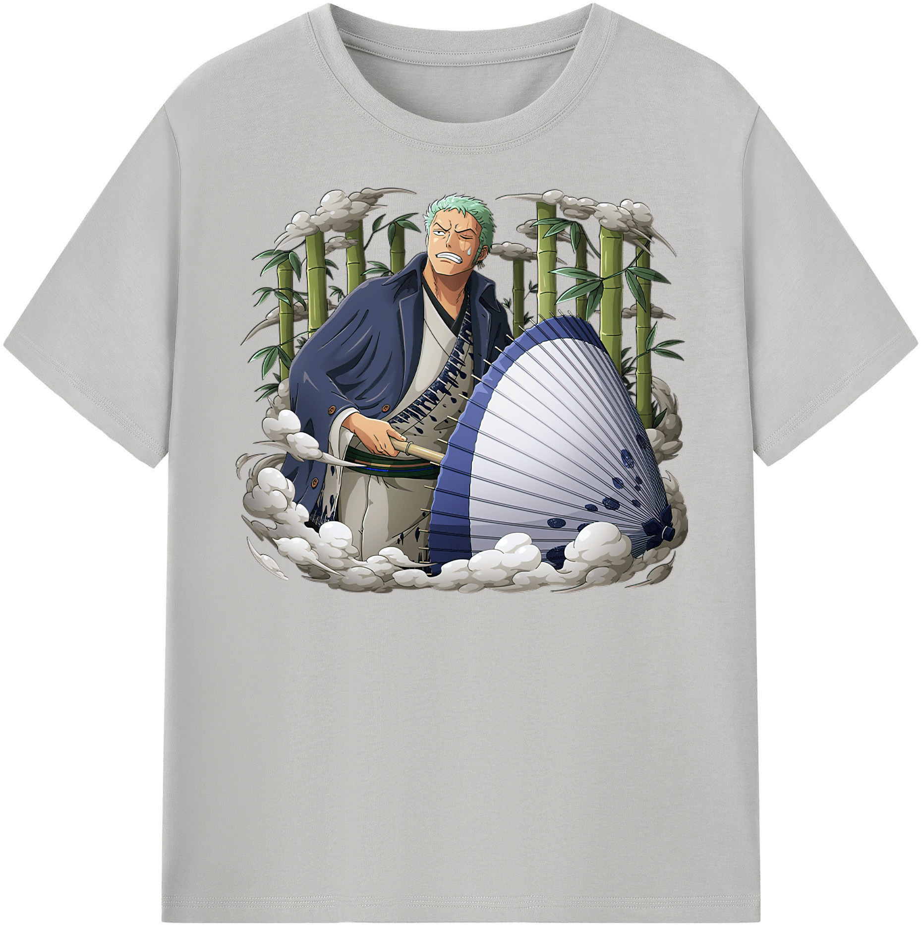ワンピース ロロノア・ゾロ ONE PIECE Roronoa Zoro レディースカジュアルプリントTシャツ（綿100％）
