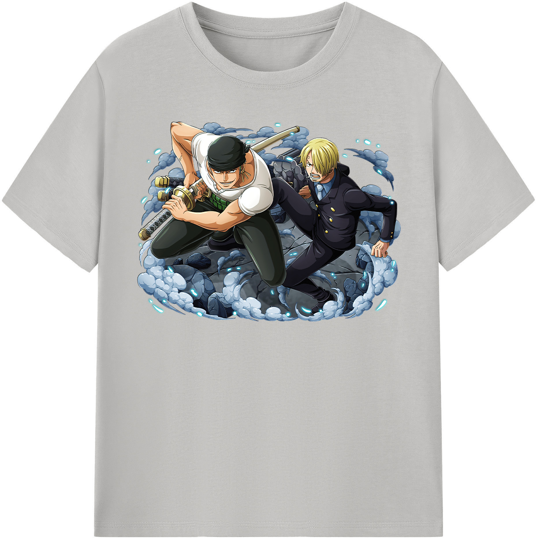 ワンピース ロロノア・ゾロ ONE PIECE Roronoa Zoro レディースカジュアルプリントTシャツ（綿100％）