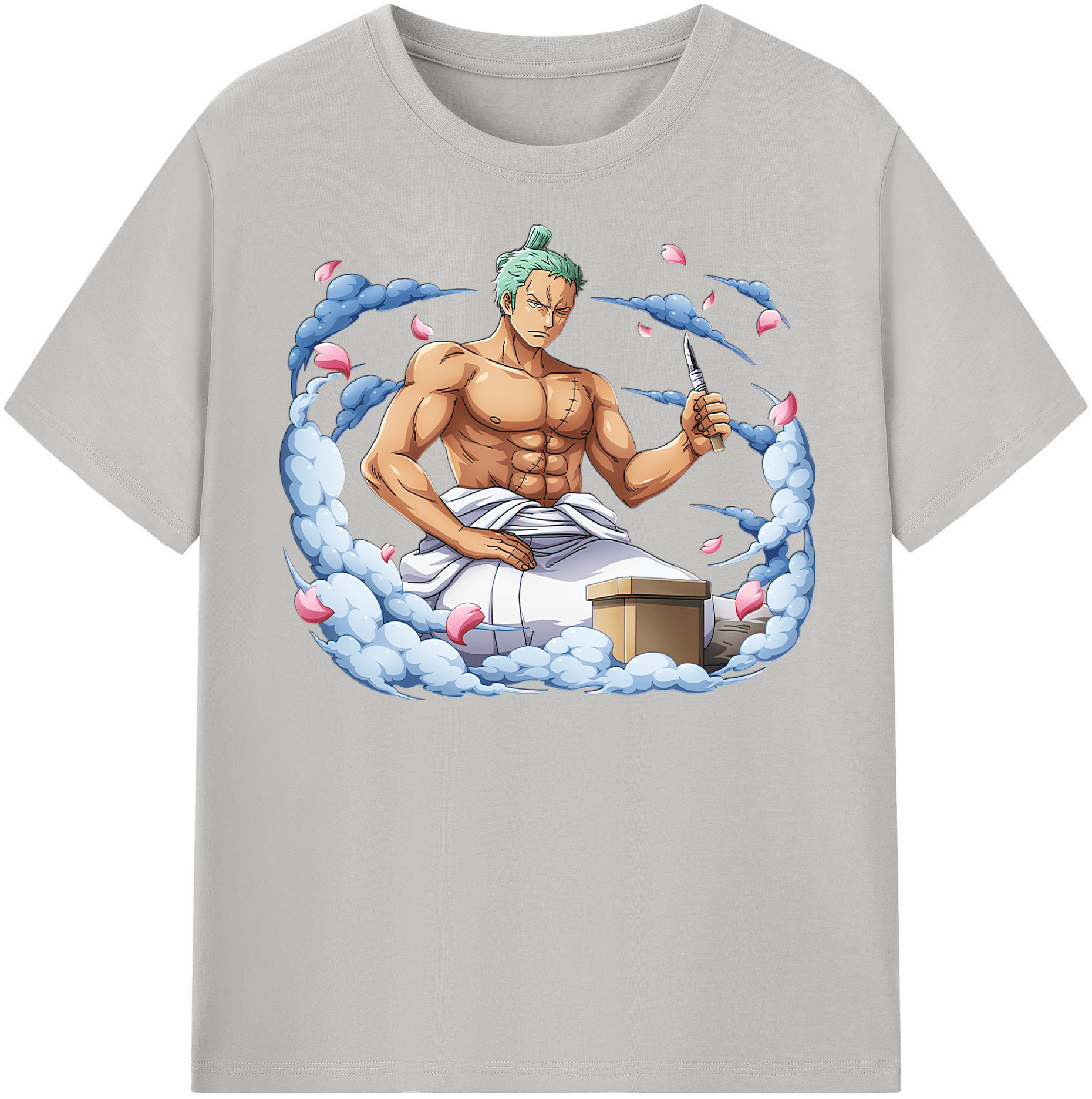 ワンピース ロロノア・ゾロ ONE PIECE Roronoa Zoro レディースカジュアルプリントTシャツ（綿100％）