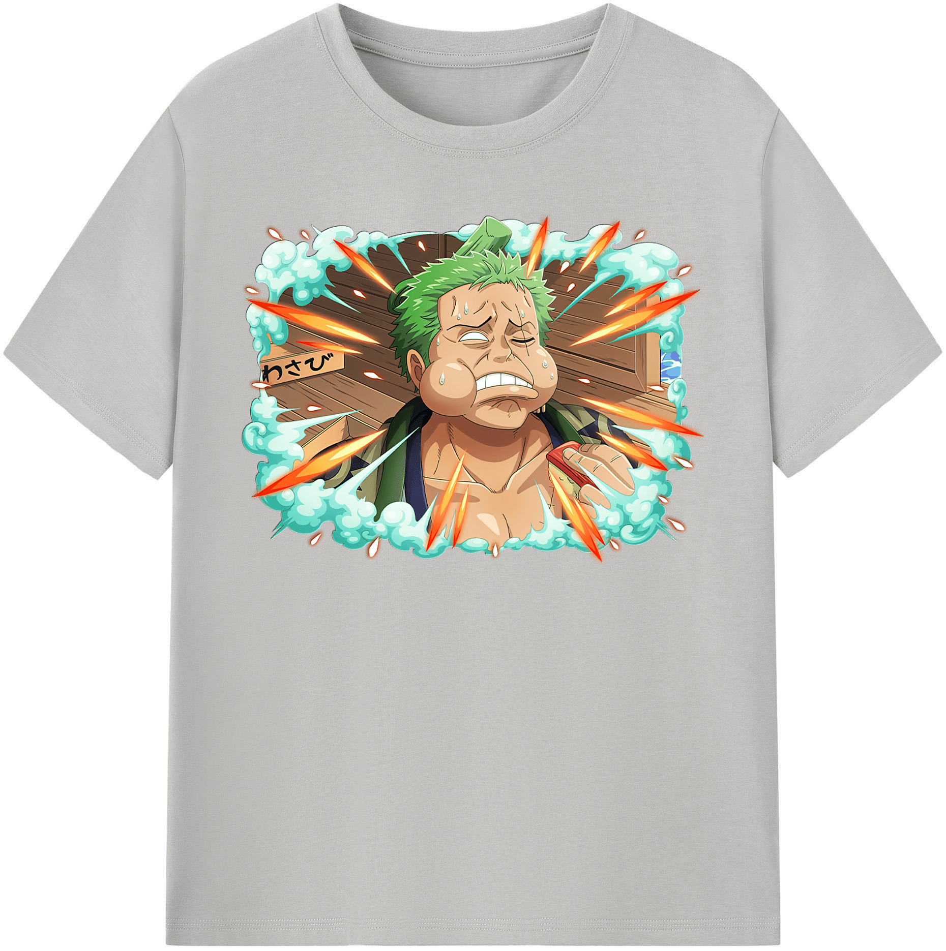 ワンピース ロロノア・ゾロ ONE PIECE Roronoa Zoro レディースカジュアルプリントTシャツ（綿100％）