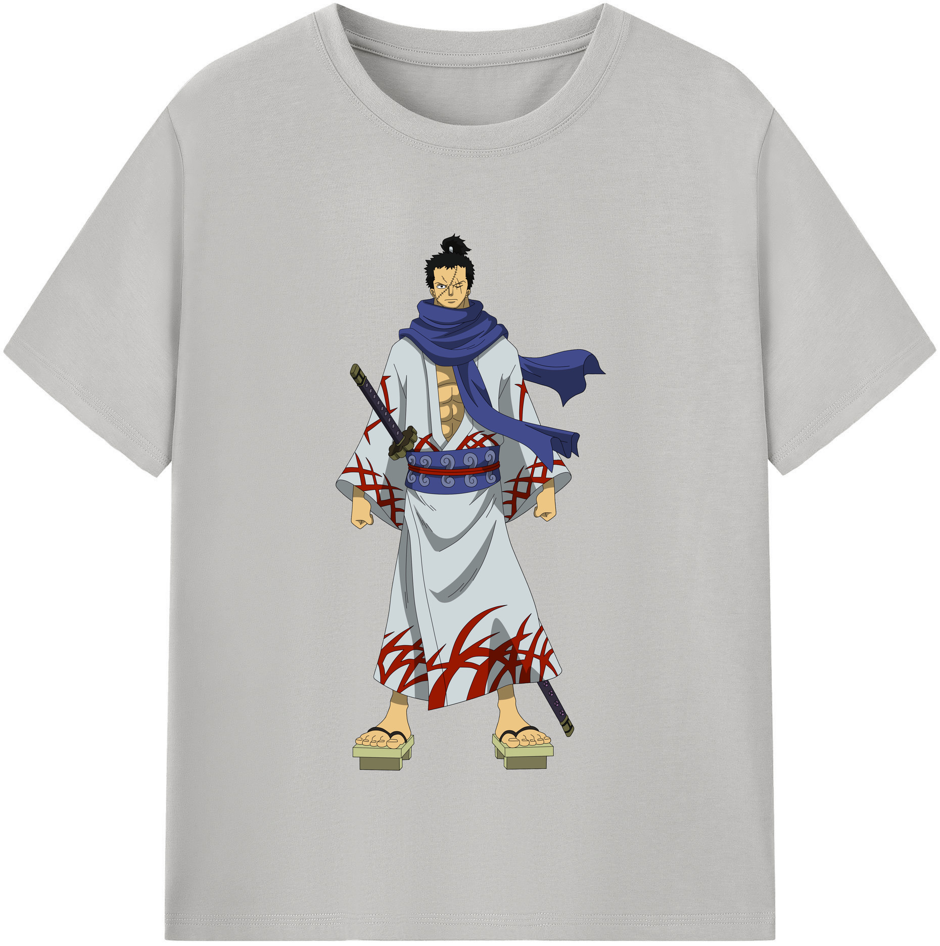 ワンピース ロロノア・ゾロ ONE PIECE Roronoa Zoro レディースカジュアルプリントTシャツ（綿100％）