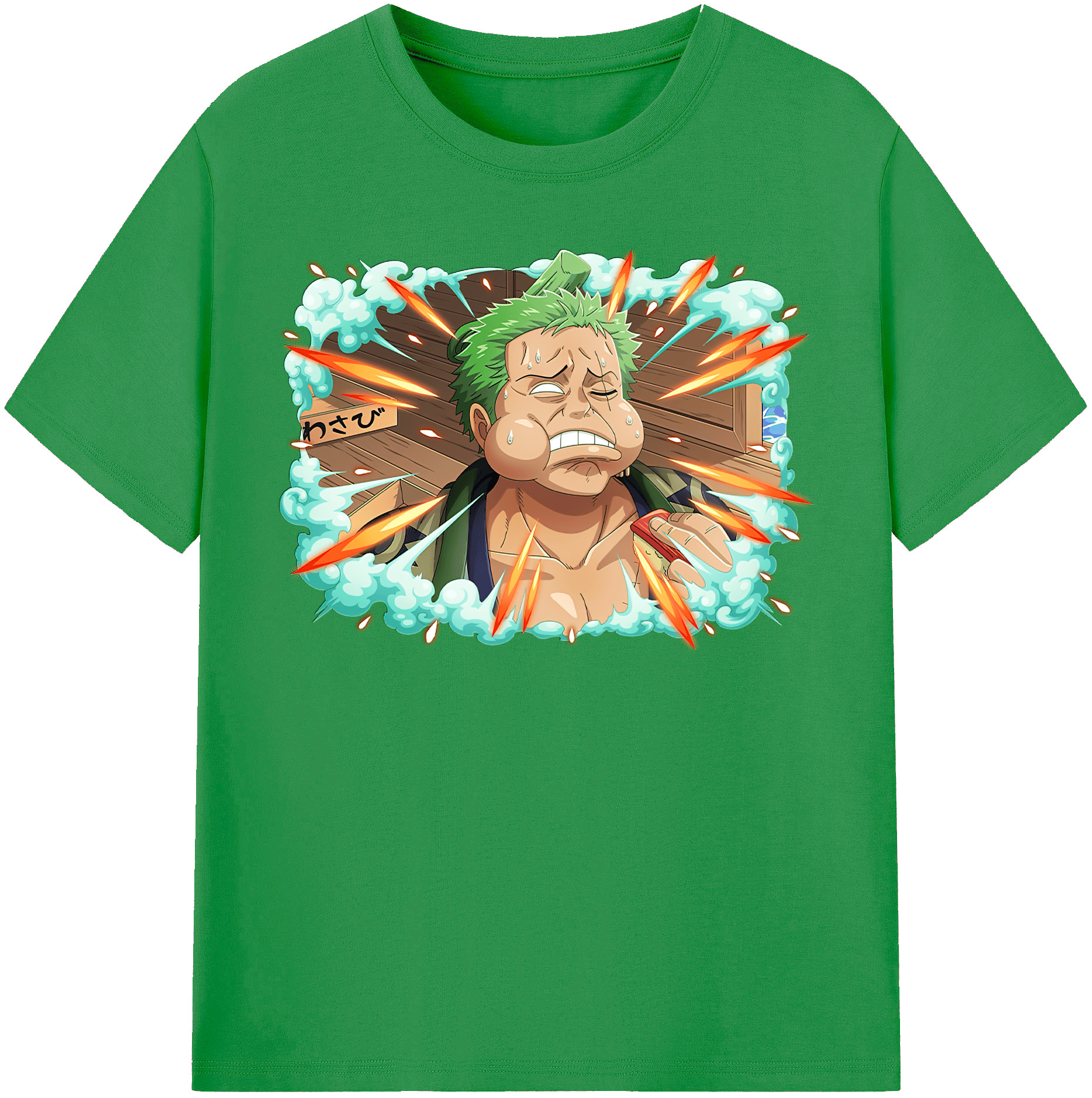 ワンピース ロロノア・ゾロ ONE PIECE Roronoa Zoro レディースカジュアルプリントTシャツ（綿100％）