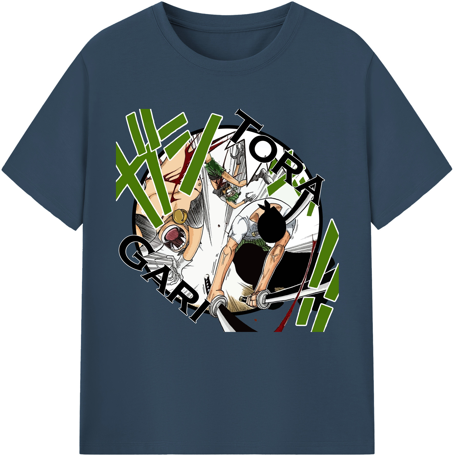 ワンピース ロロノア・ゾロ ONE PIECE Roronoa Zoro レディースカジュアルプリントTシャツ（綿100％）