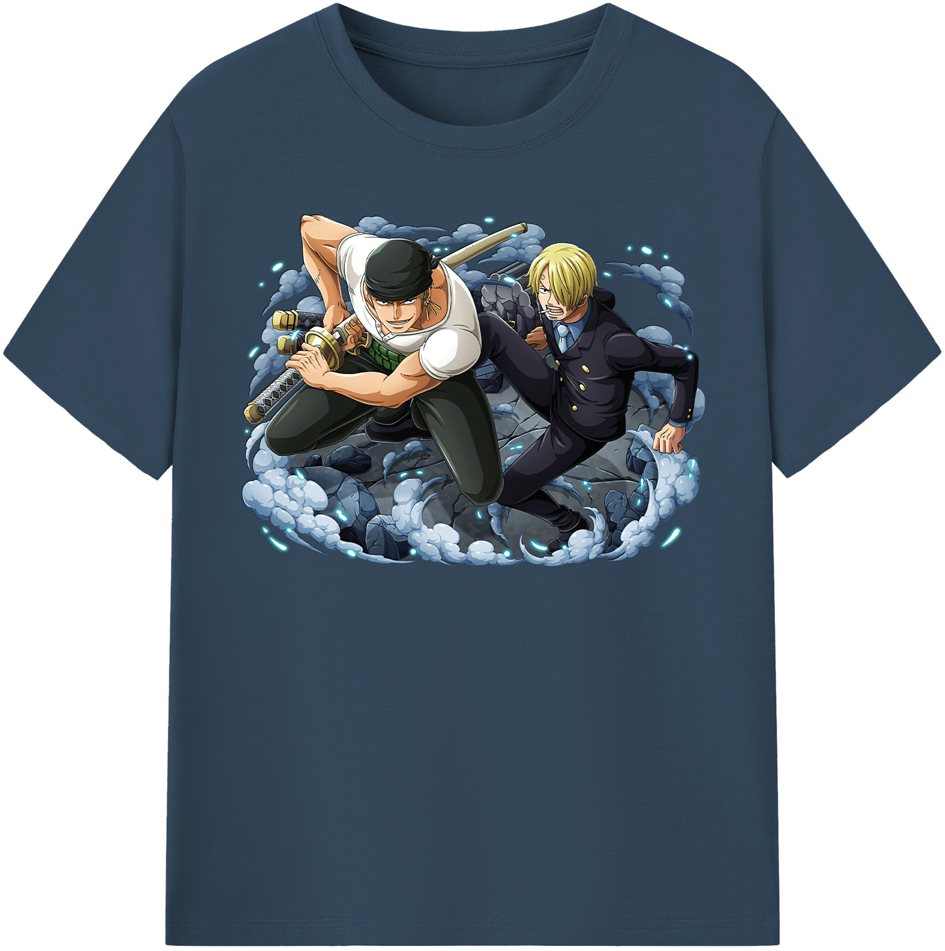 ワンピース ロロノア・ゾロ ONE PIECE Roronoa Zoro レディースカジュアルプリントTシャツ（綿100％）
