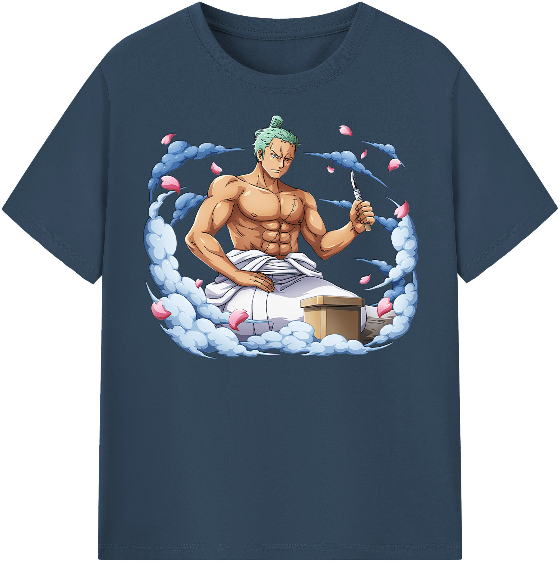 ワンピース ロロノア・ゾロ ONE PIECE Roronoa Zoro レディースカジュアルプリントTシャツ（綿100％）